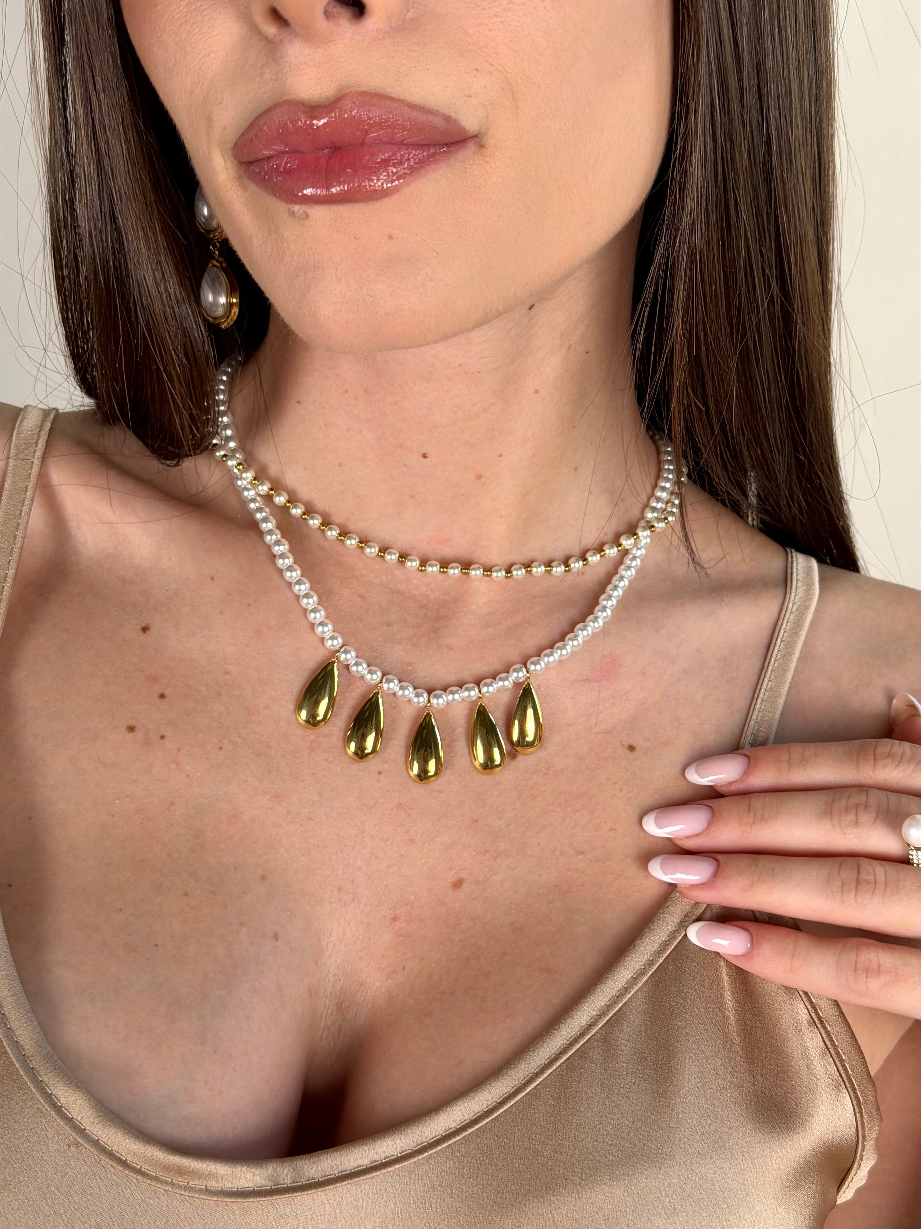 Collana filo di perle - collezione perla