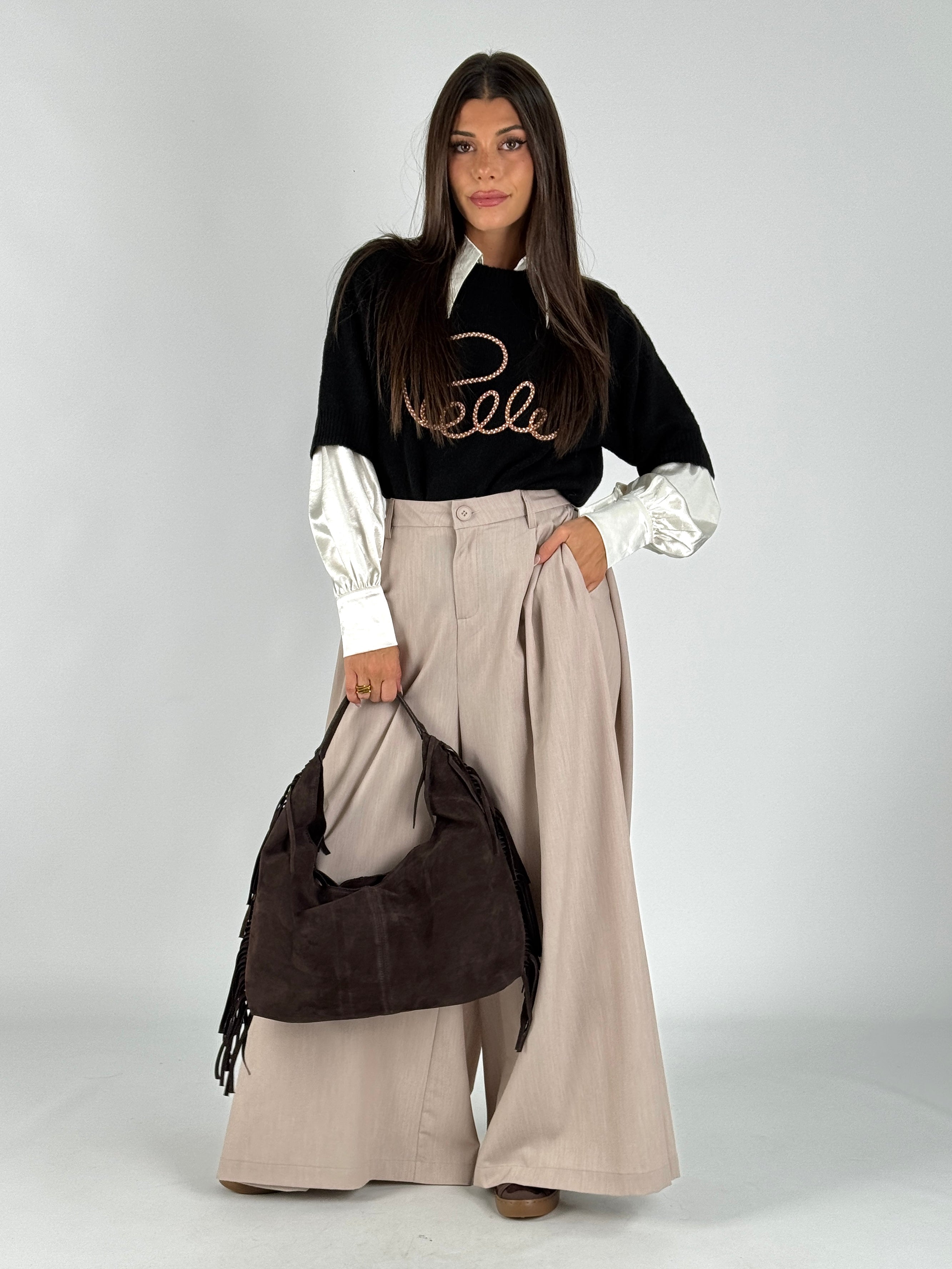 Pantalone Belle beige