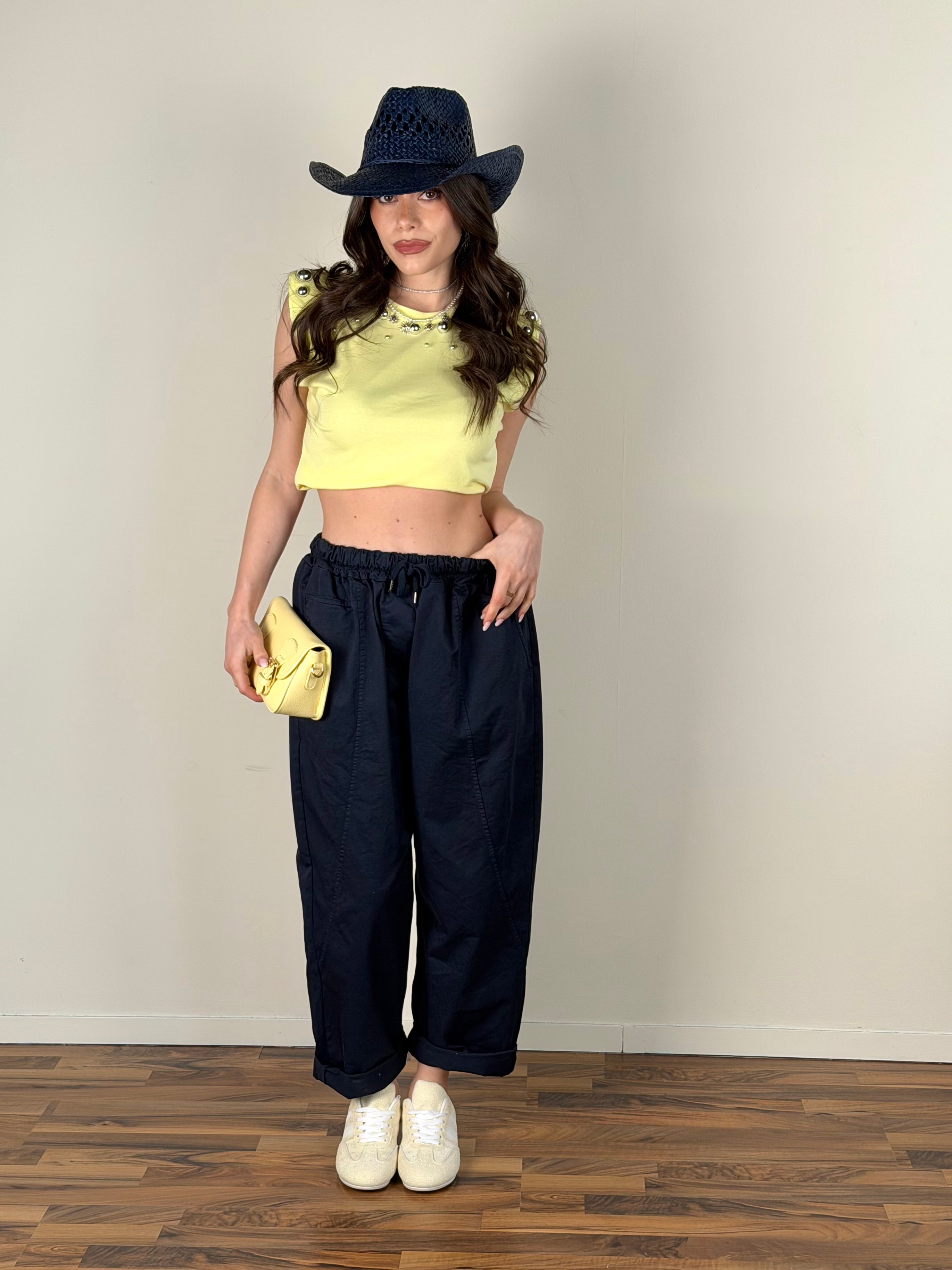 Pantalone Mariah blu