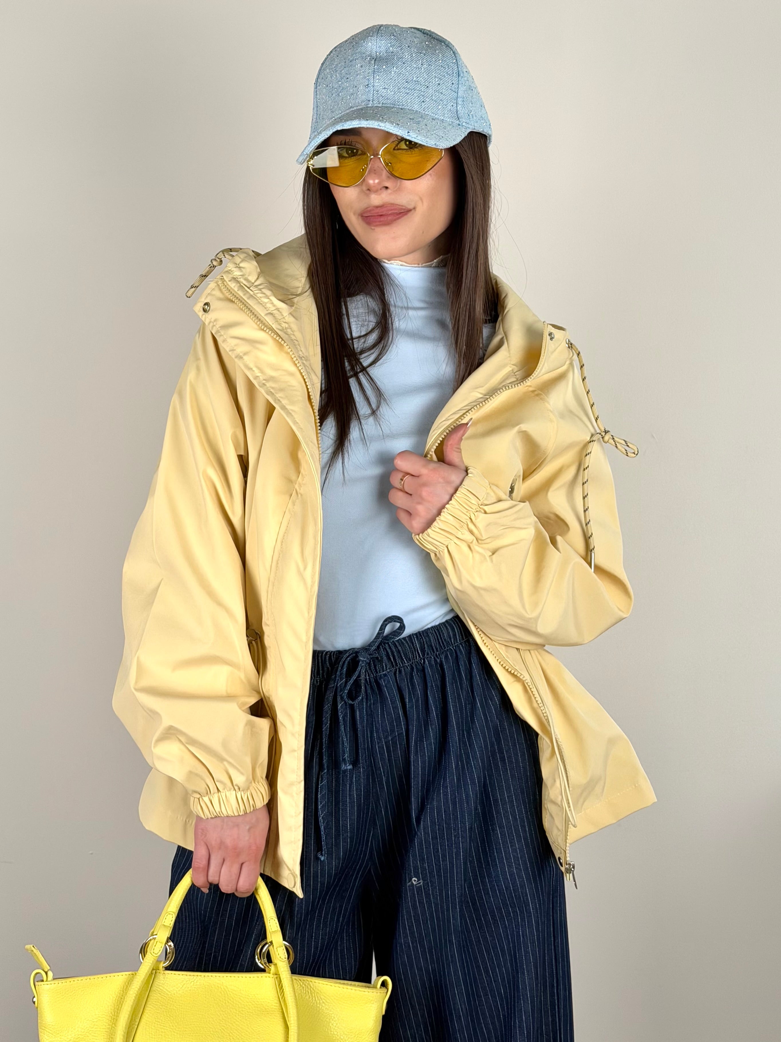 Spolverino coulisse giallo