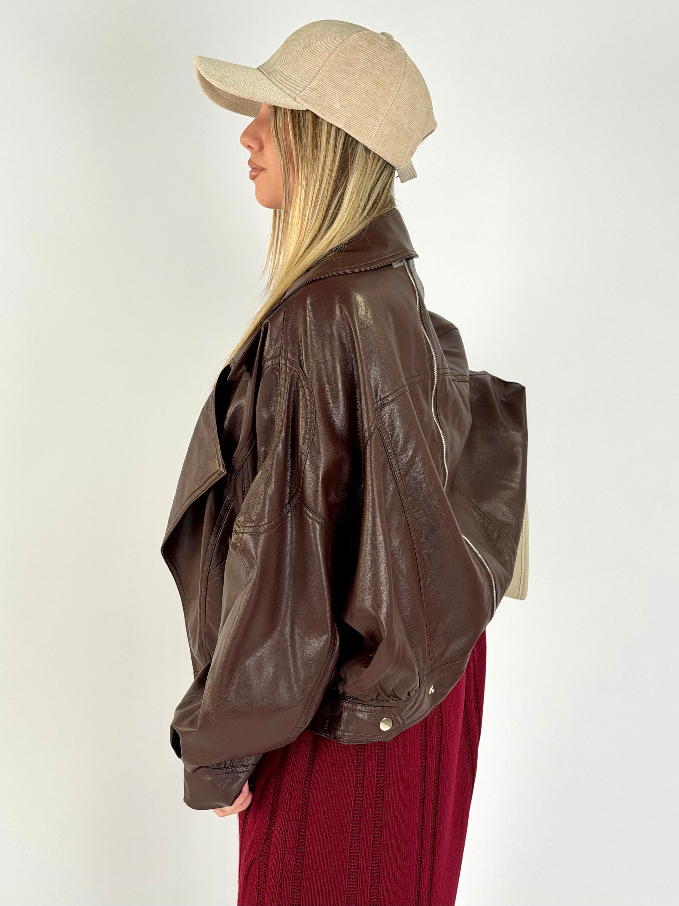 Bomber Lucy bordeaux