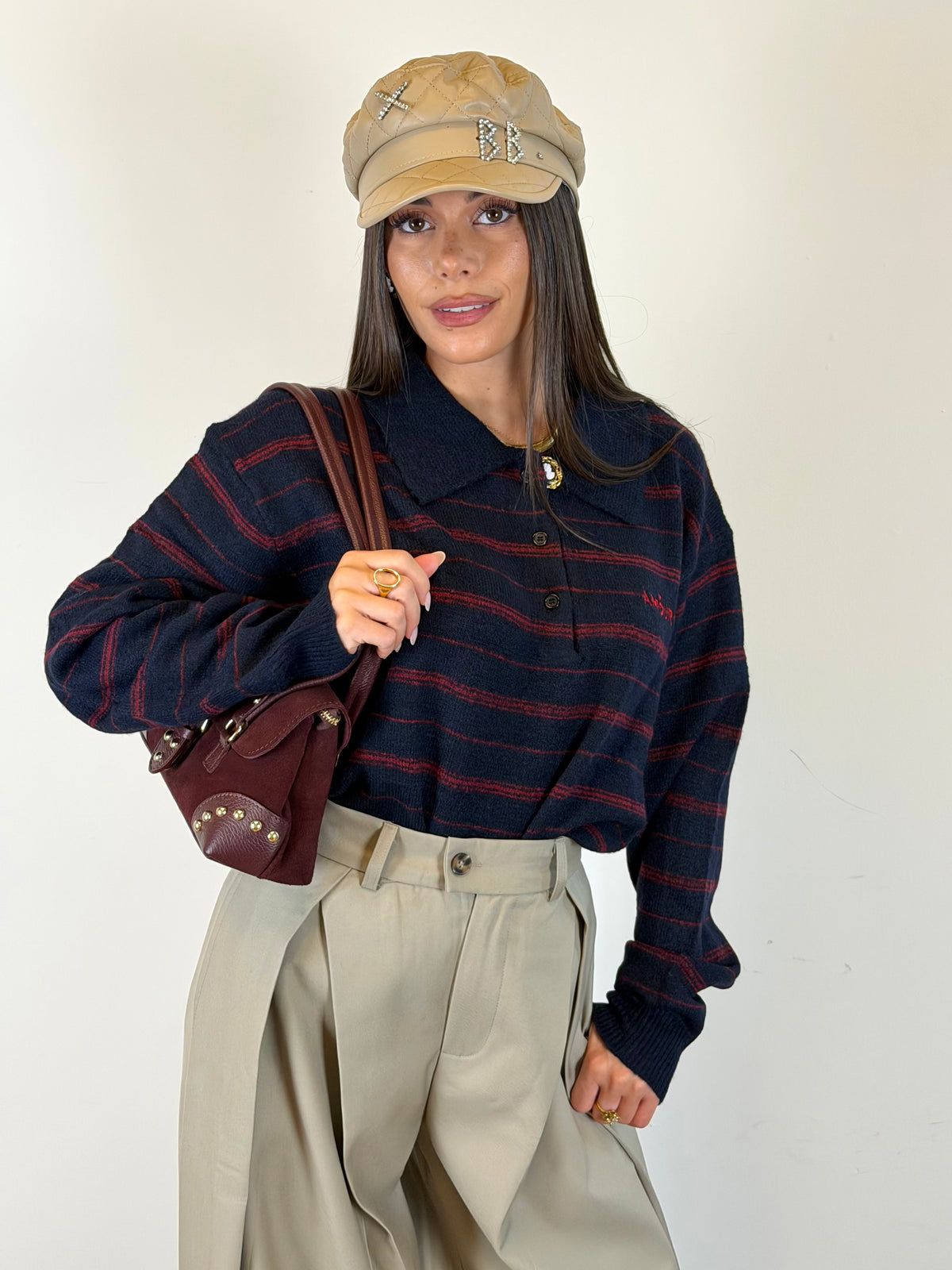 Maglia old school blu