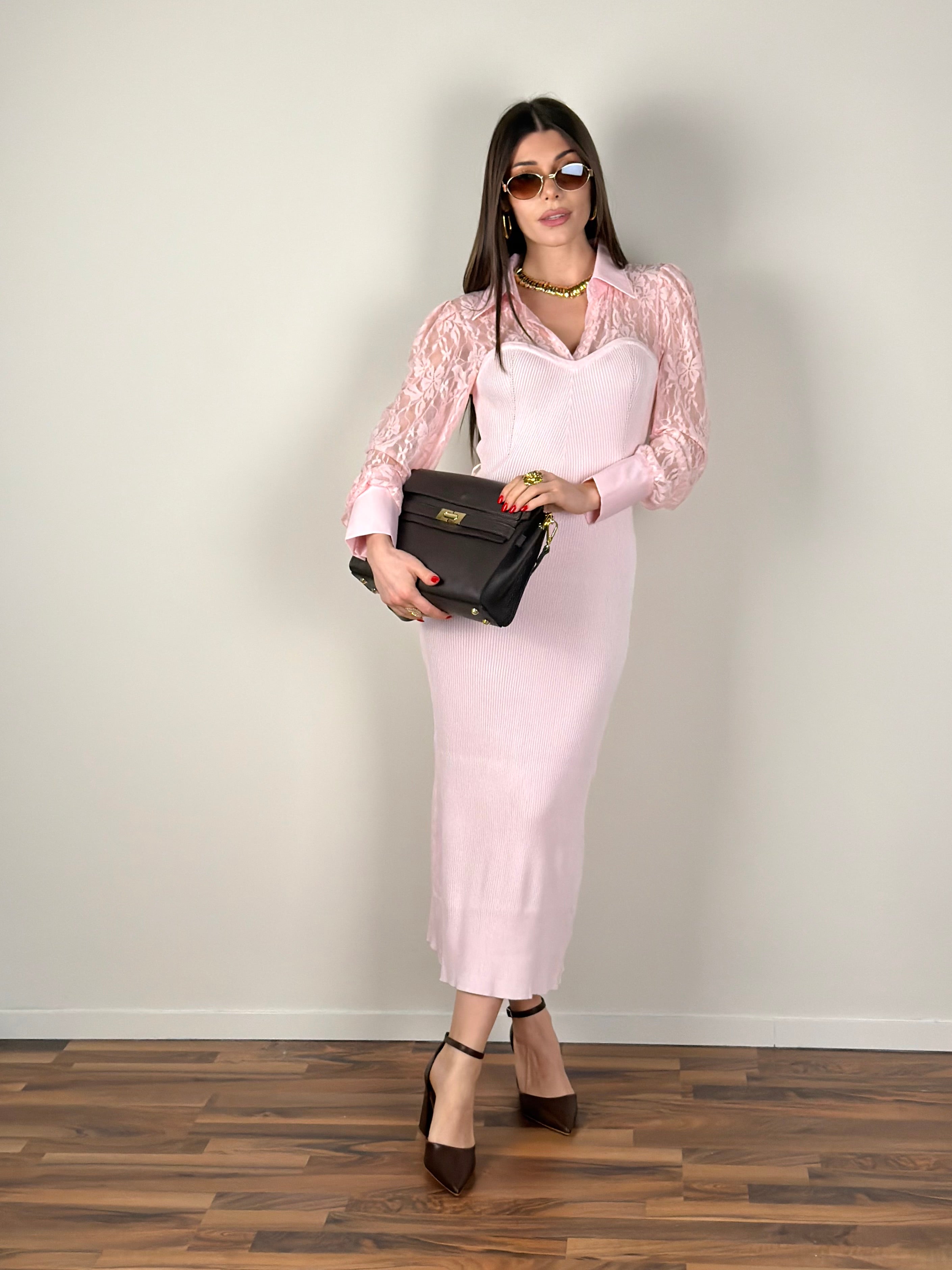 Abito premium Chic rosa