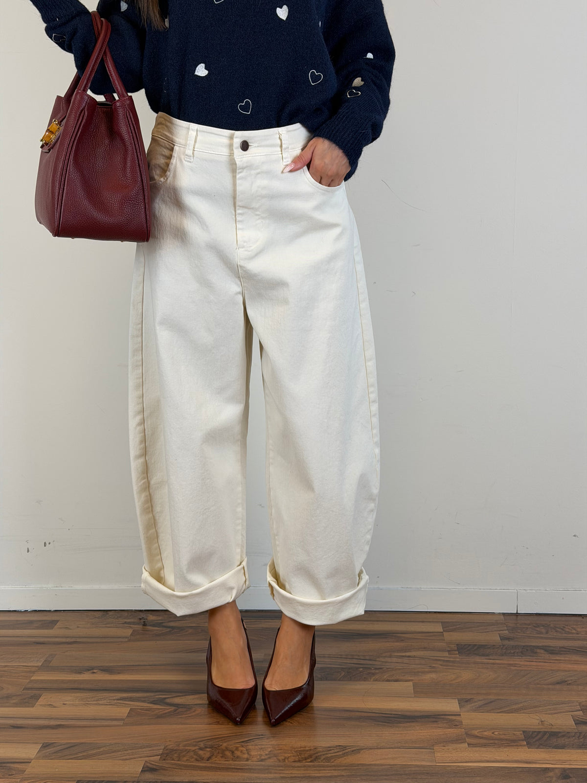 Jeans Sweety panna
