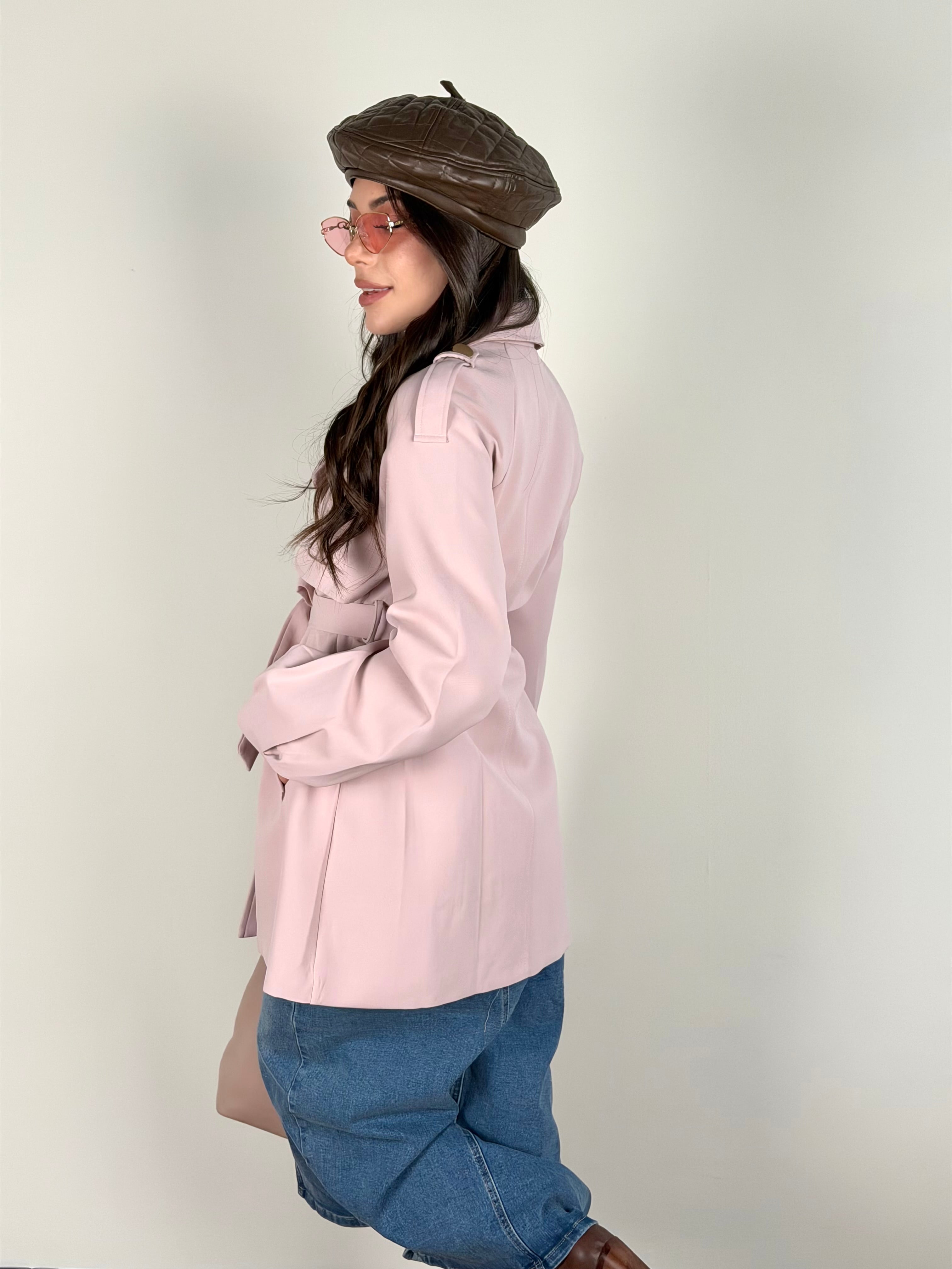 Trench Morgan rosa