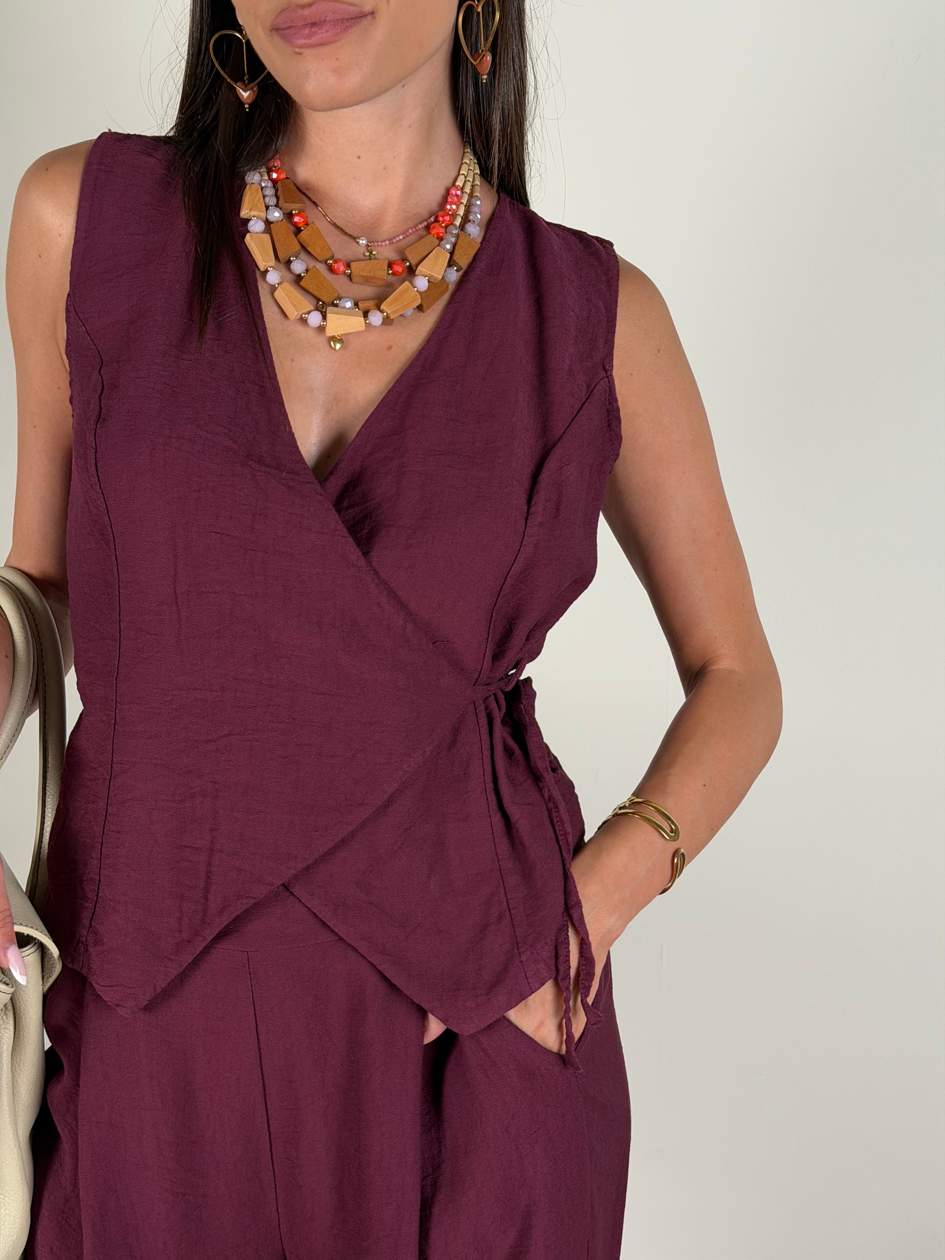 Completo Zulema bordeaux