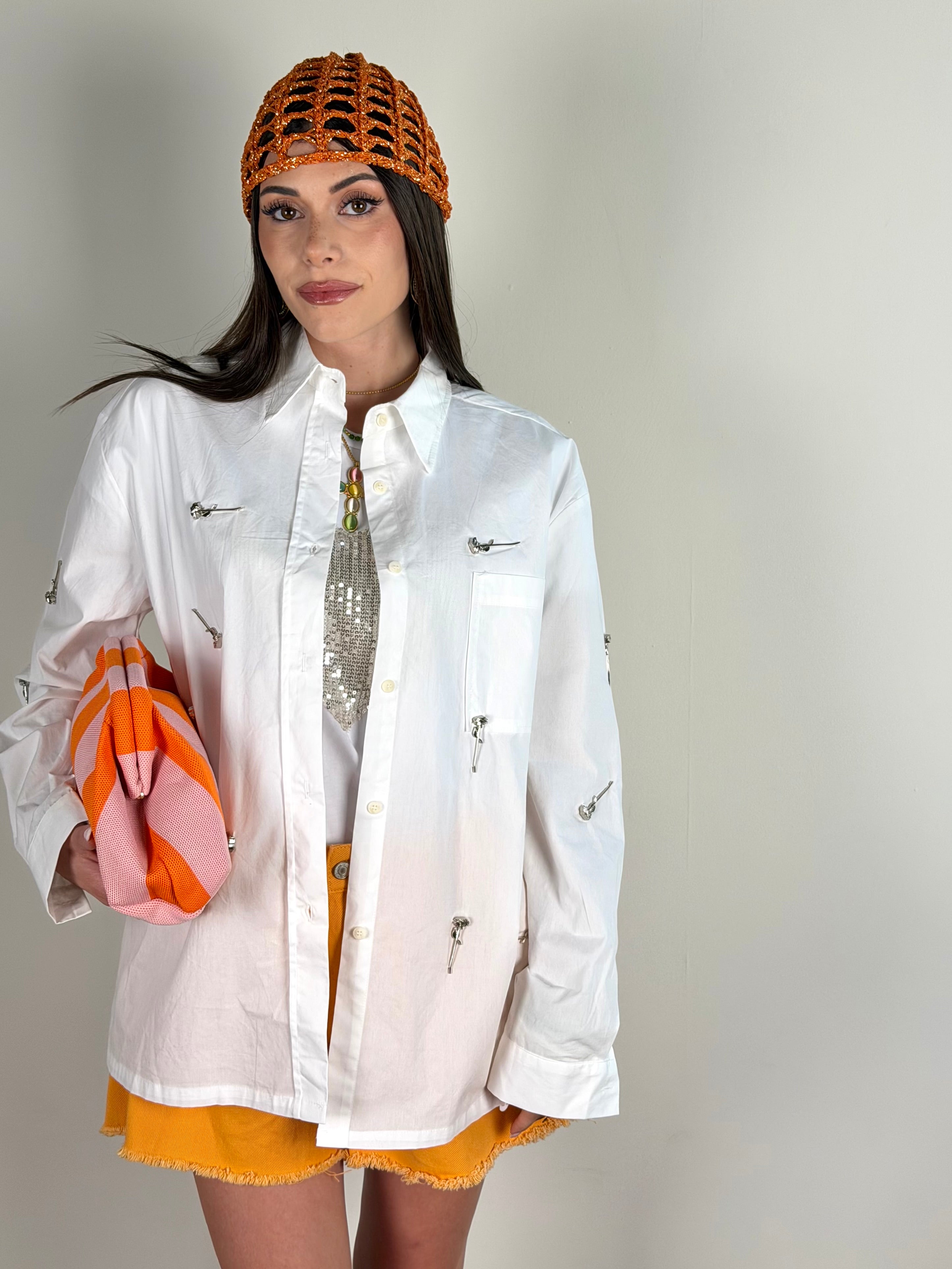 Camicia Mon Chèrie bianca