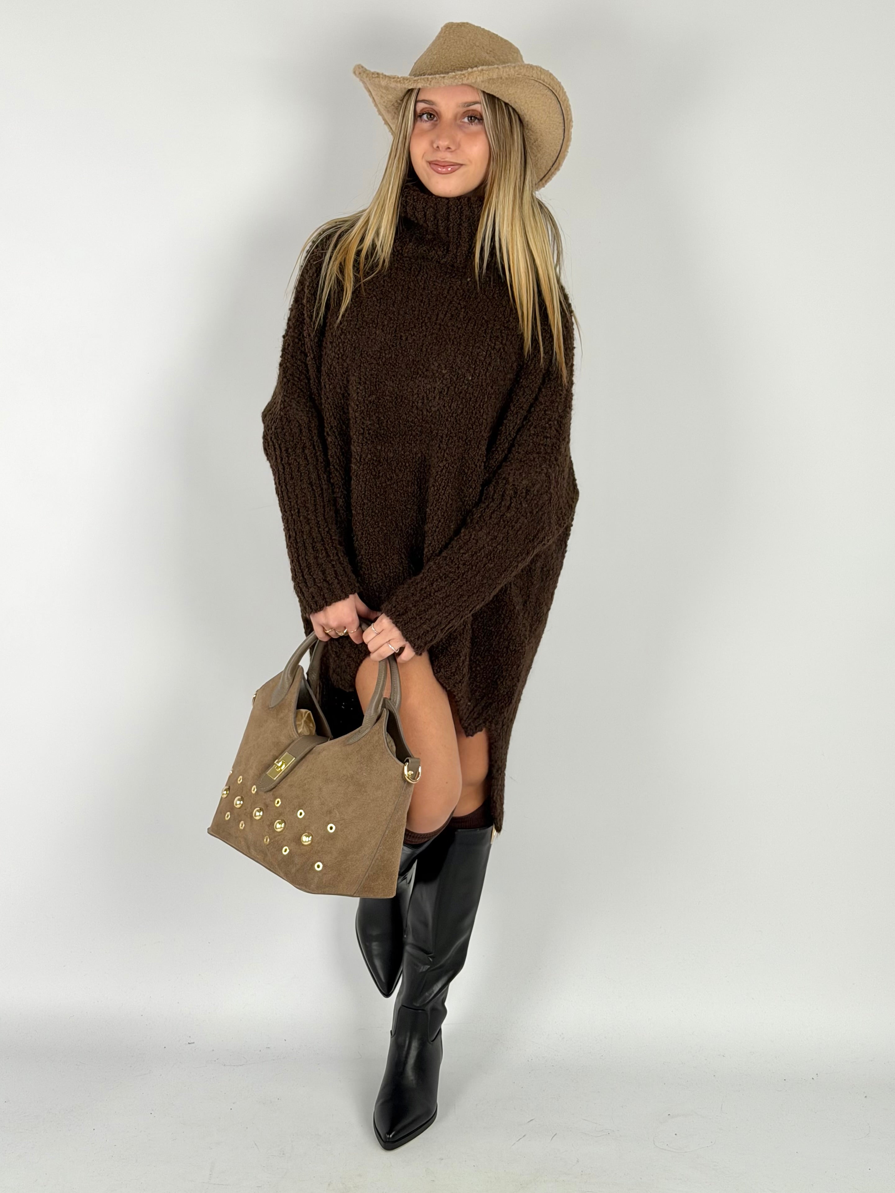 Abito maglia Marzia moro