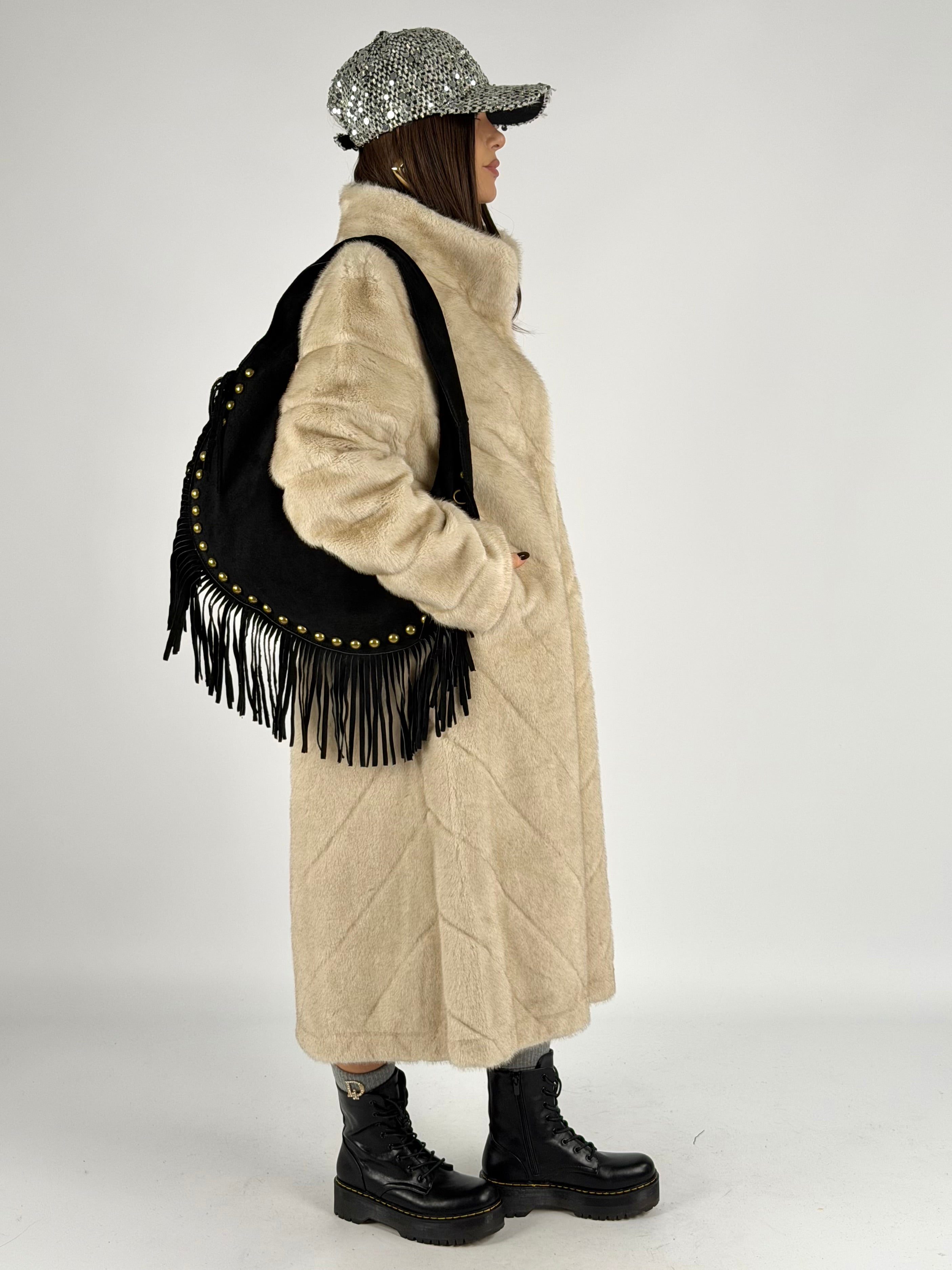 Pelliccia Asia beige