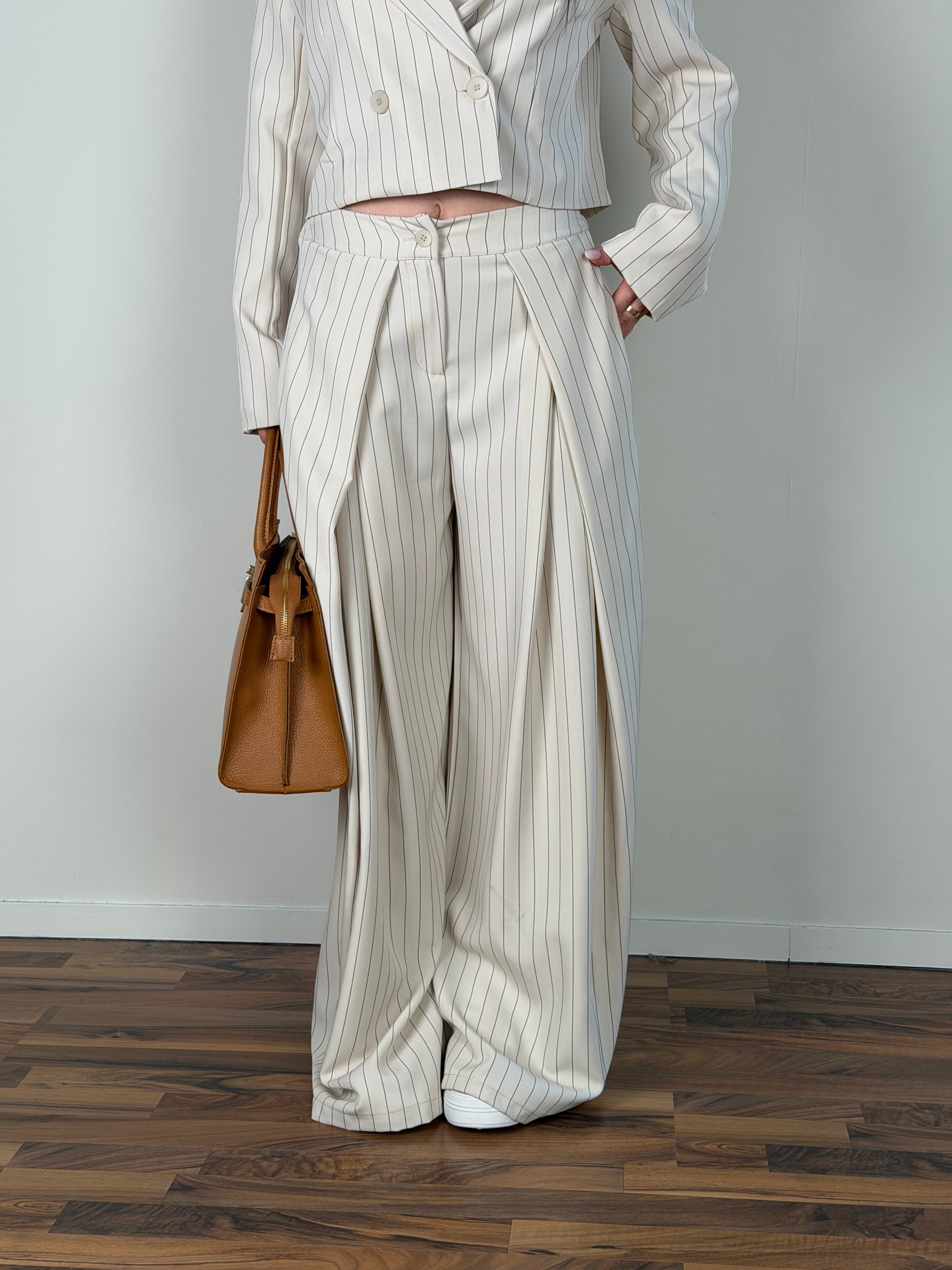 Completo Twin beige