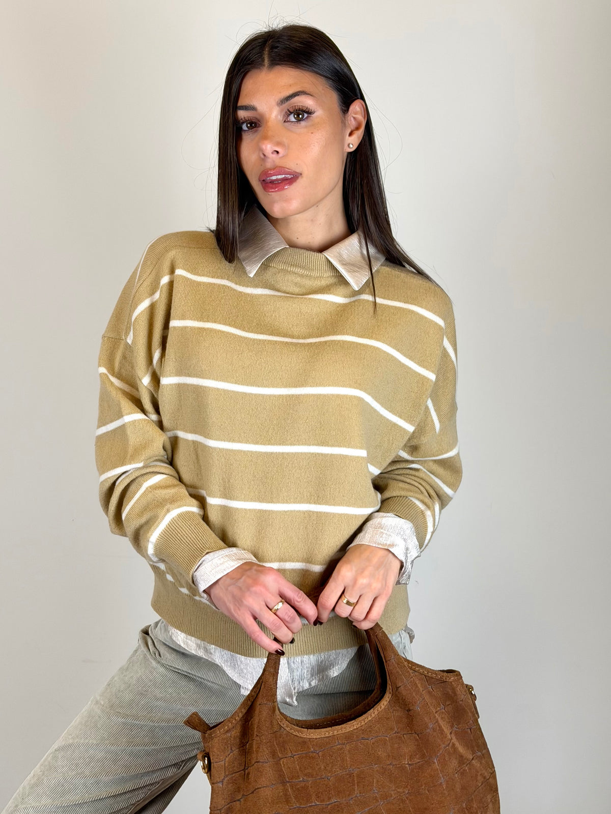 Maglia Yvonne beige