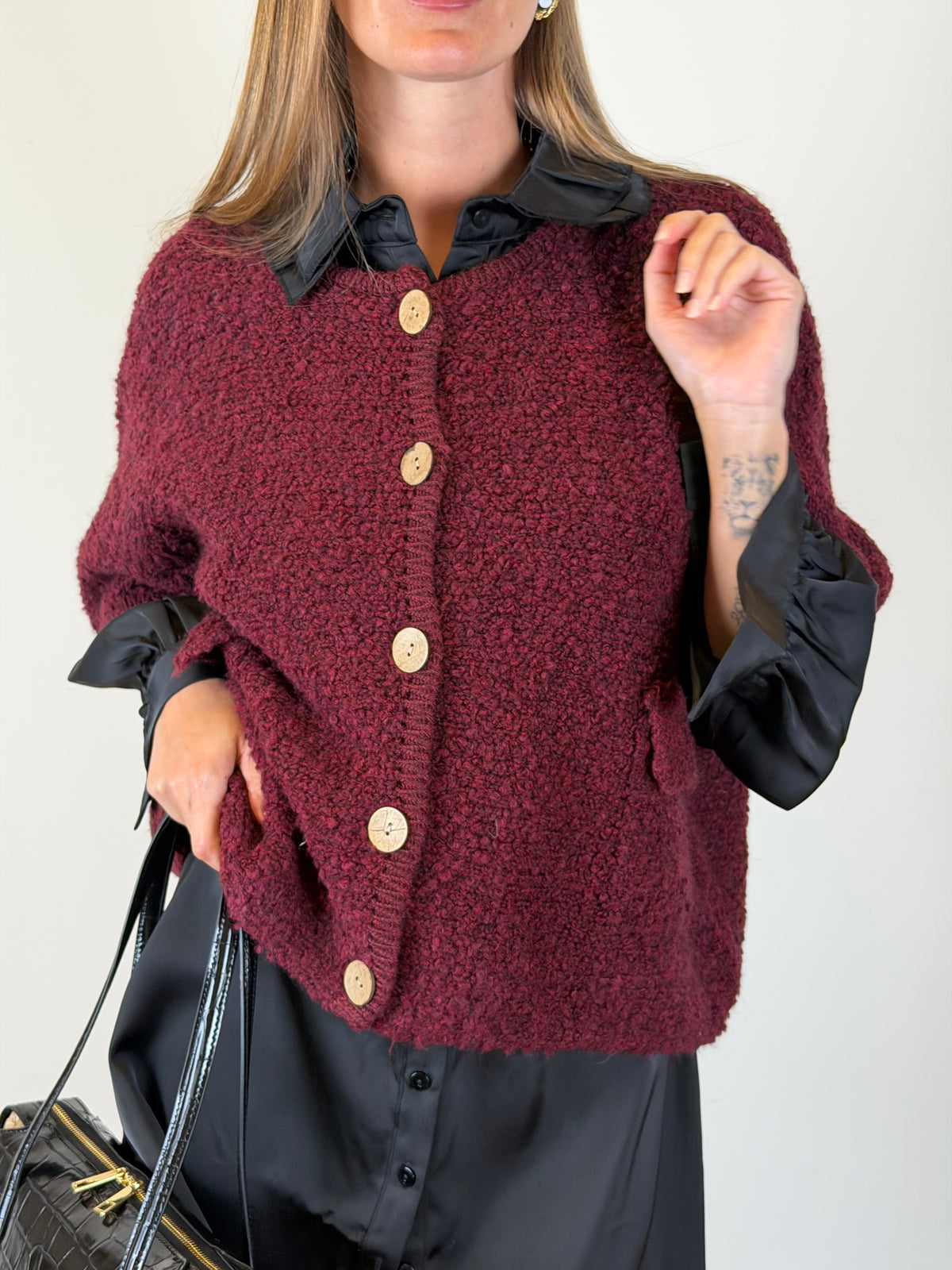 Maglia Alpaca bordeaux