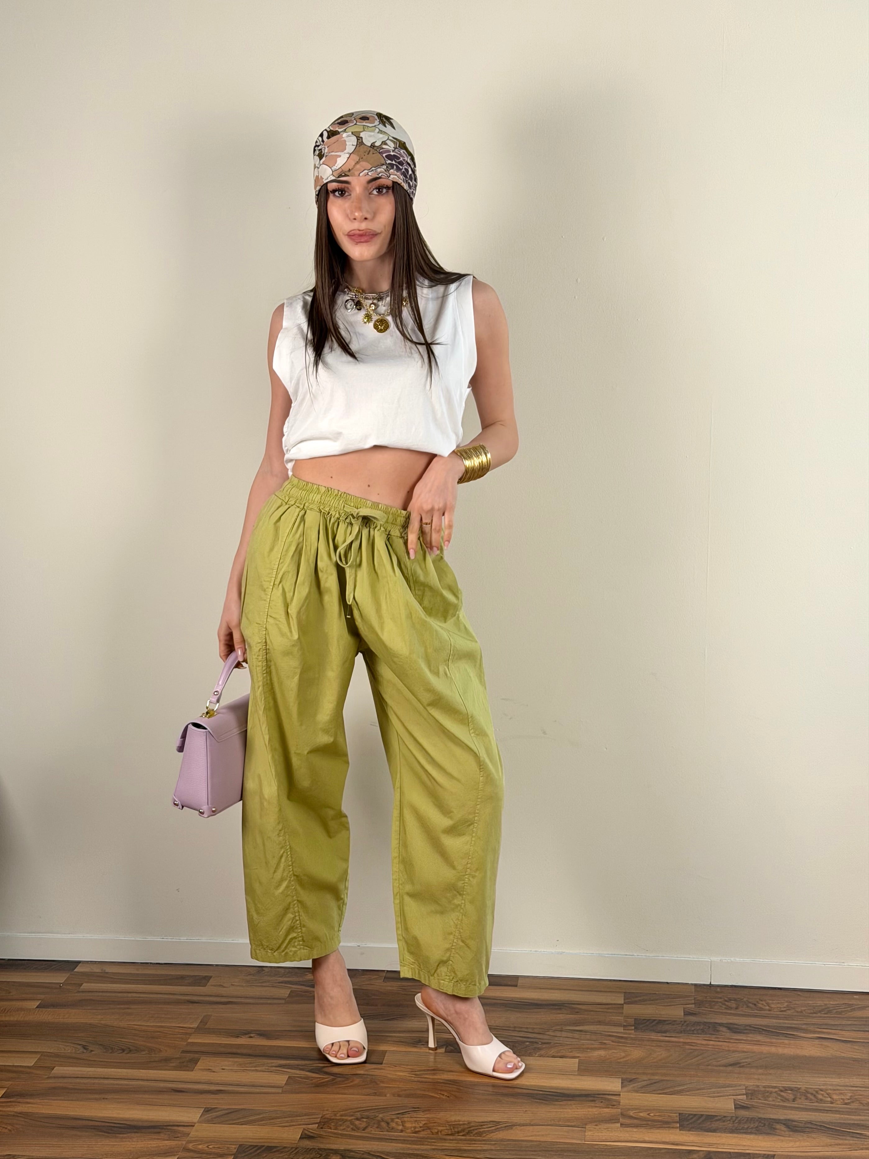 Pantalone Sole verde