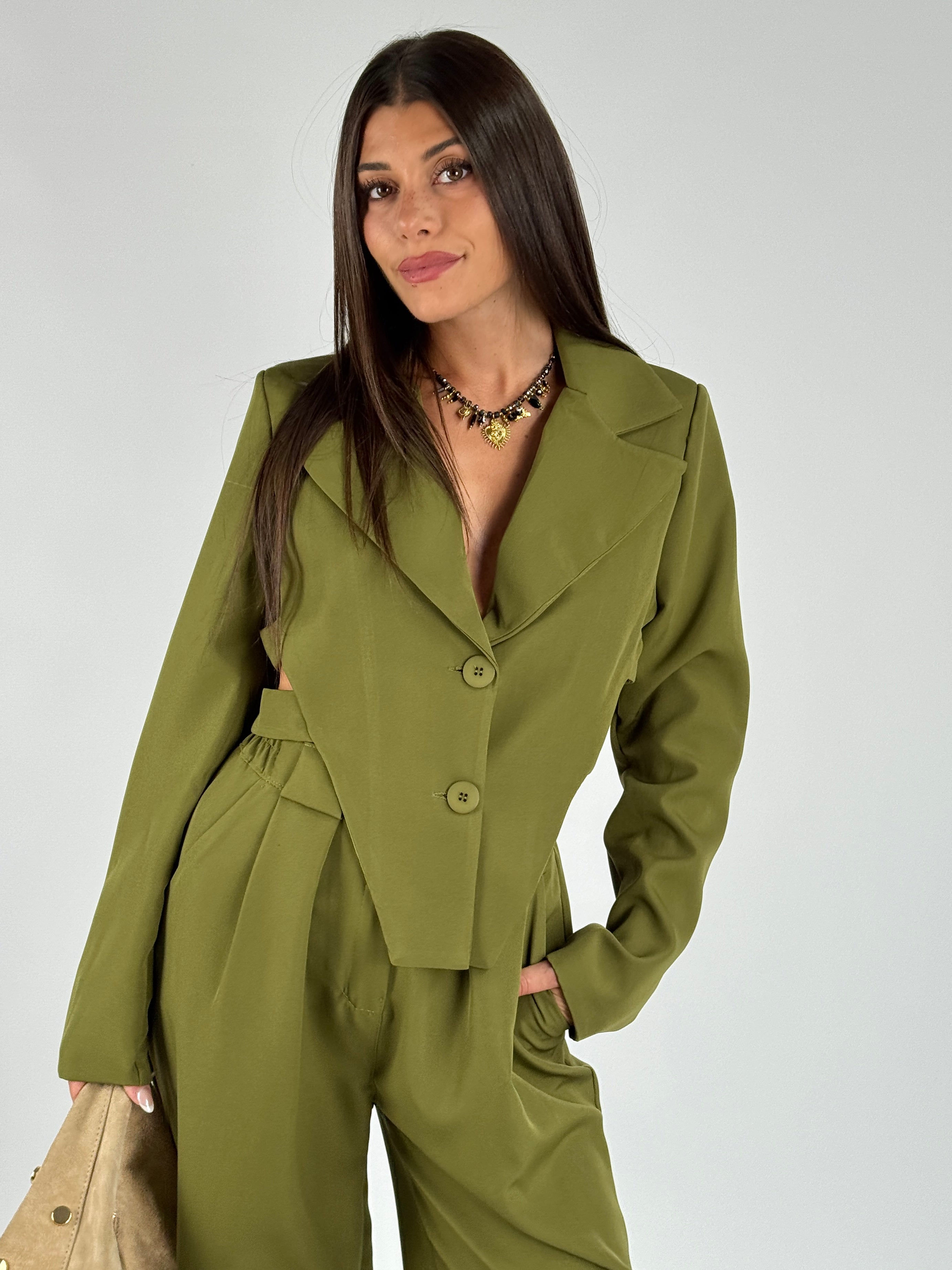 Completo Manhattan verde