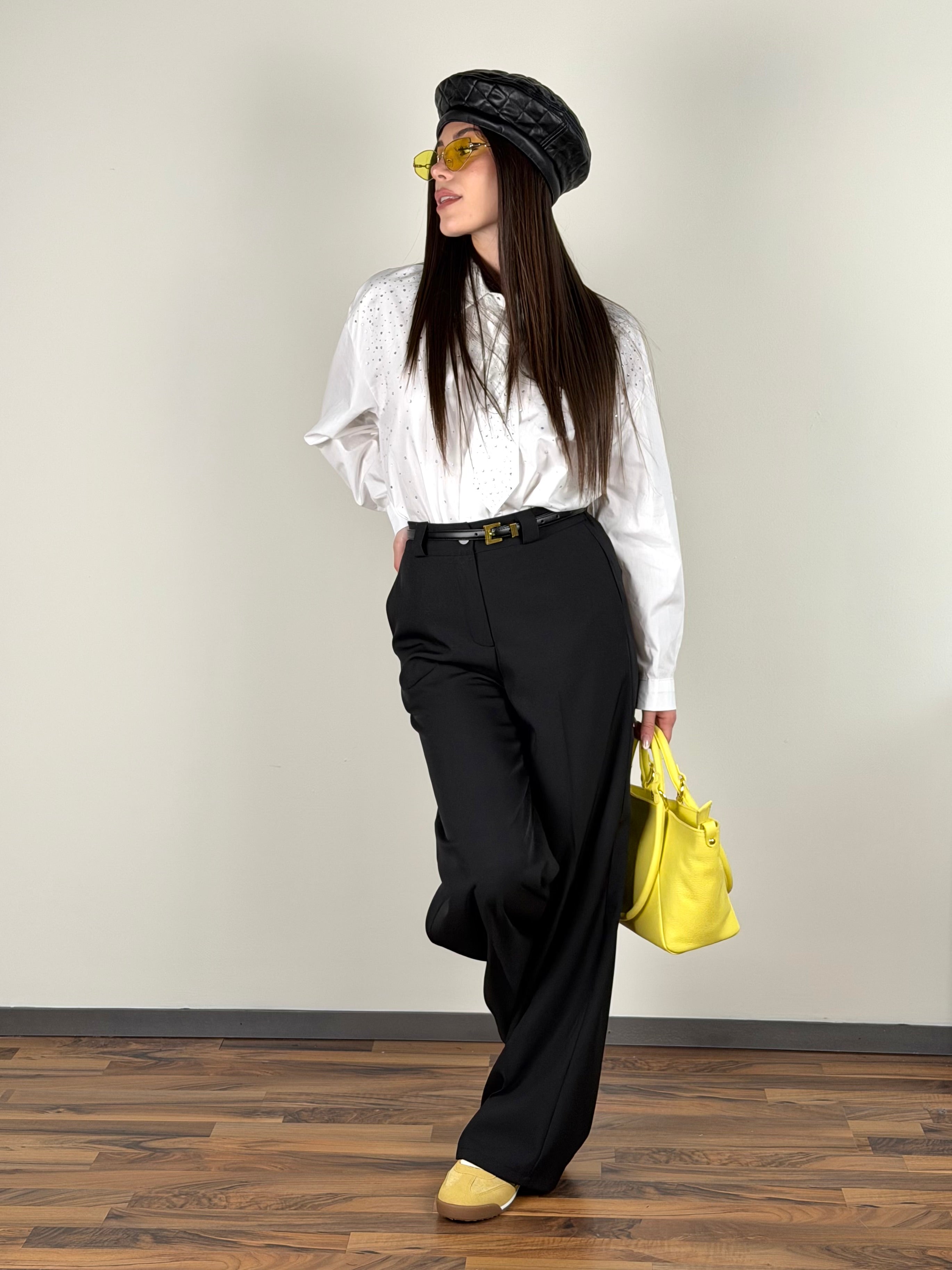 Camicia Simply cravatta bianca