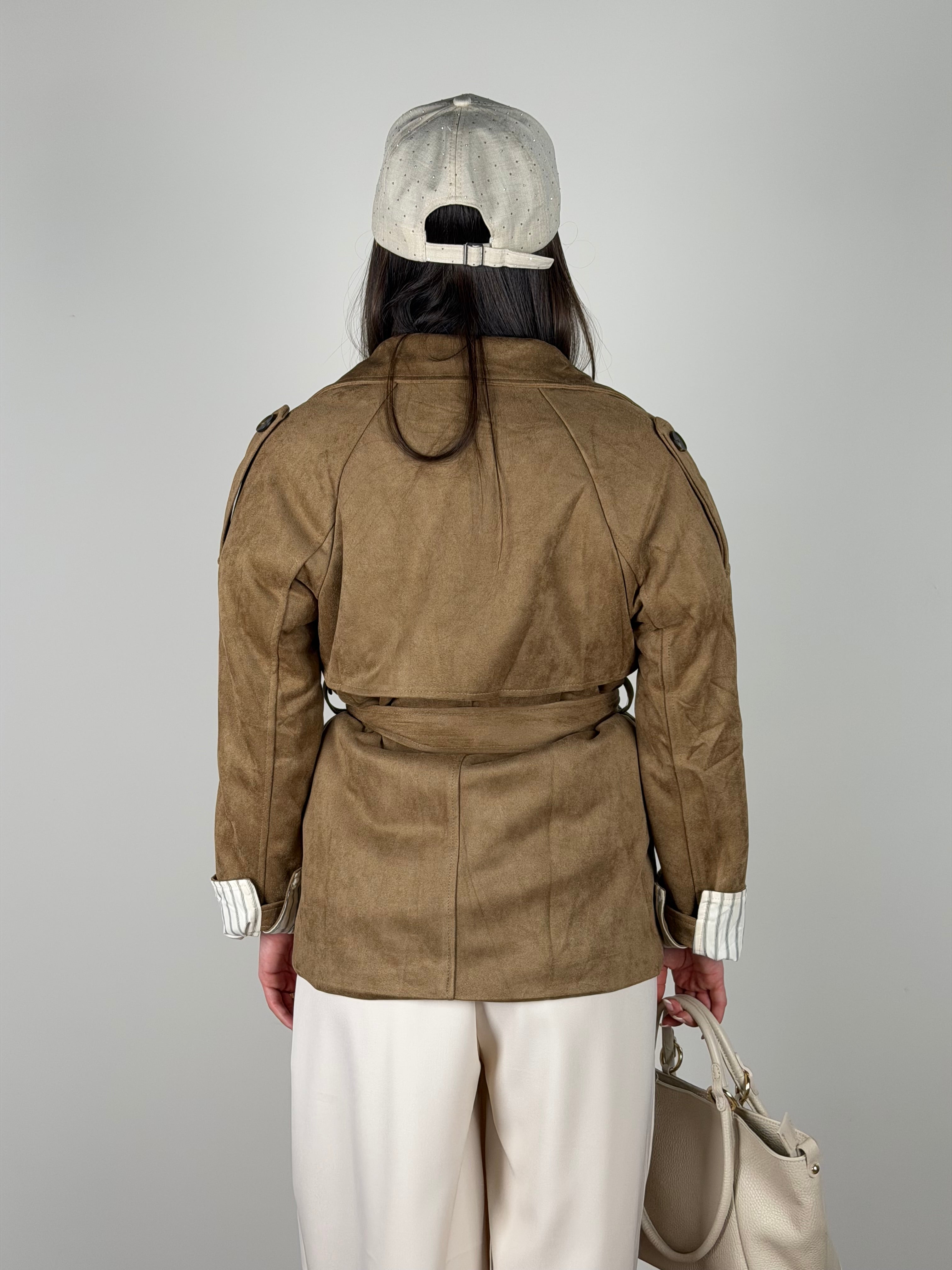 Trench Corinne tabacco