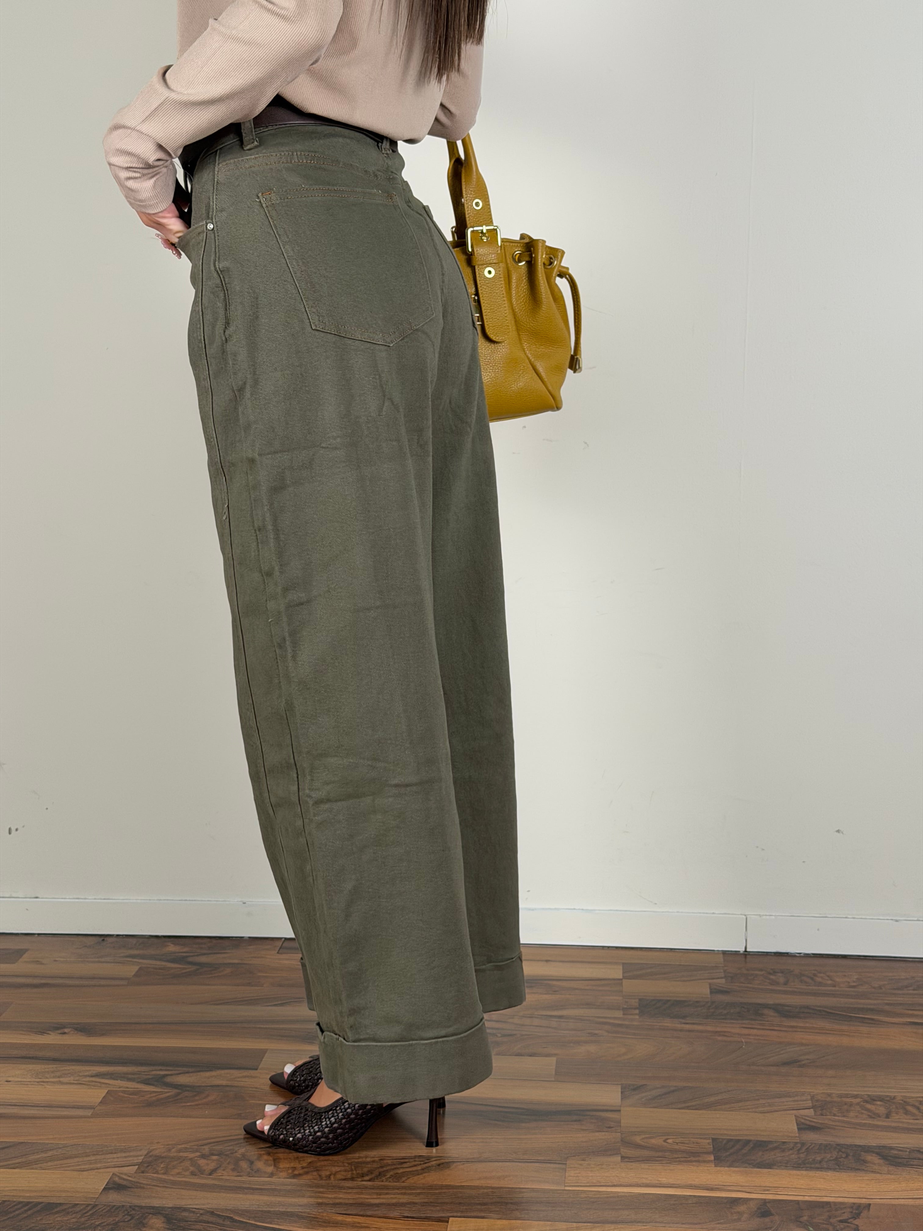 Jeans premium Afrodite verde