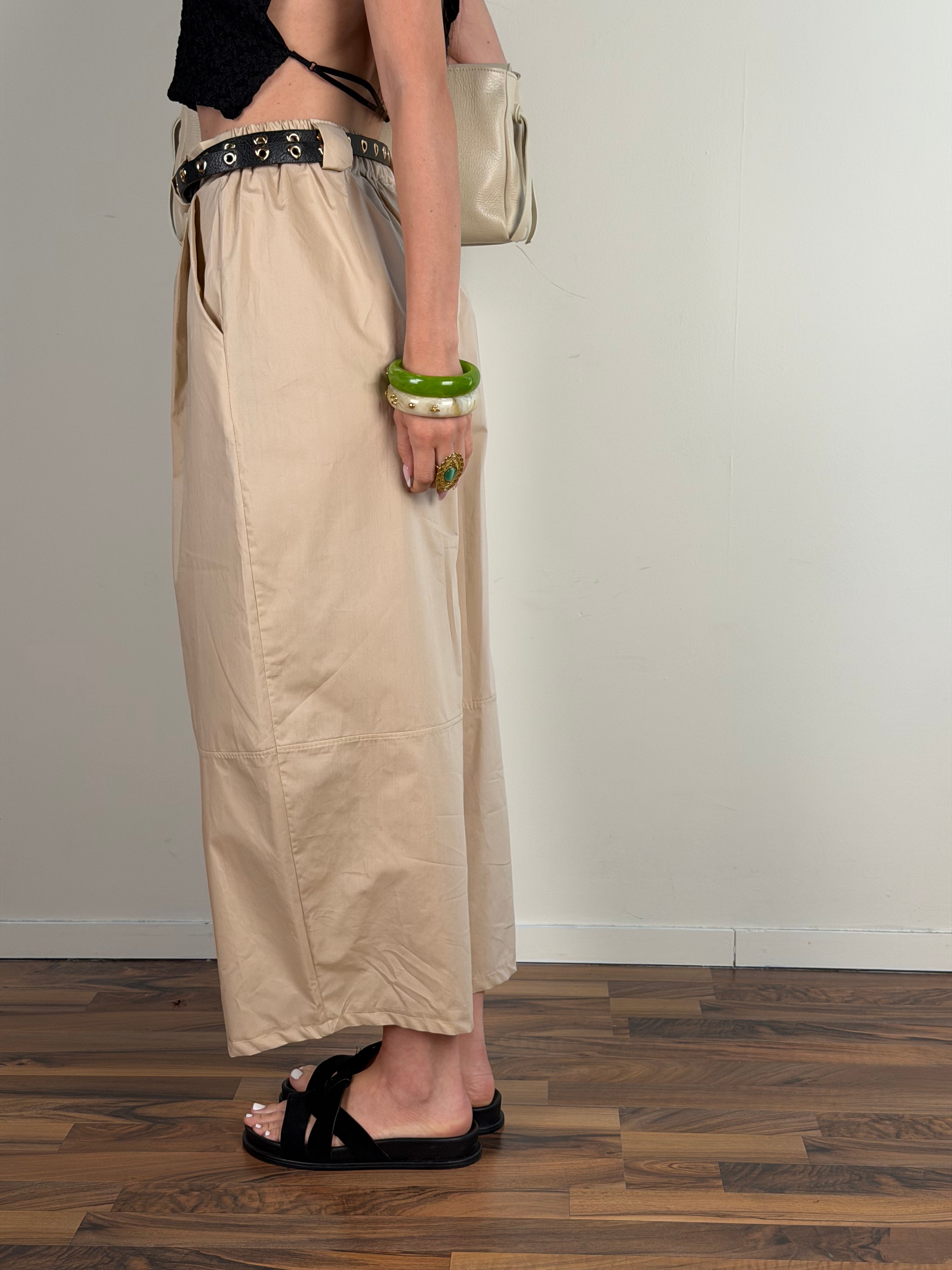 Pantalone Singapore beige