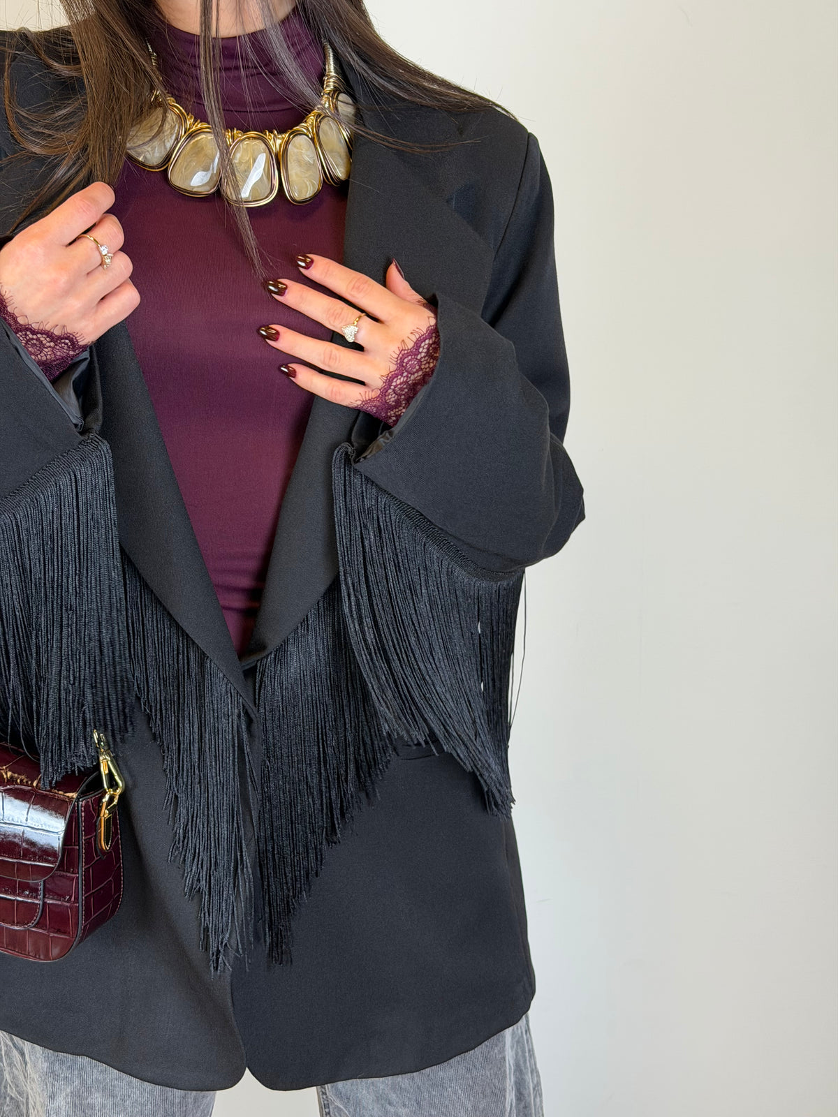 Giacca Western nero