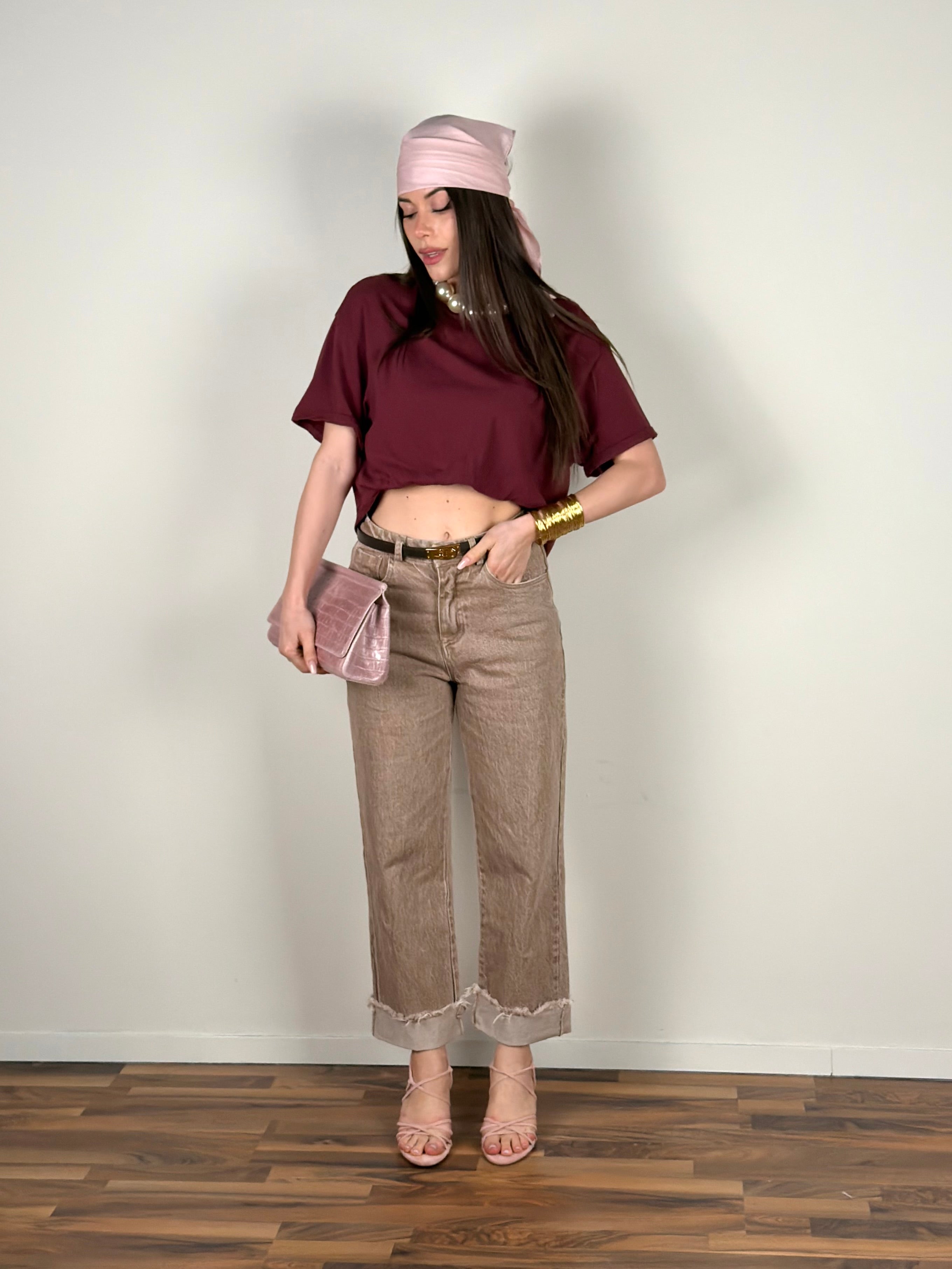 T-shirt Western Bordeaux