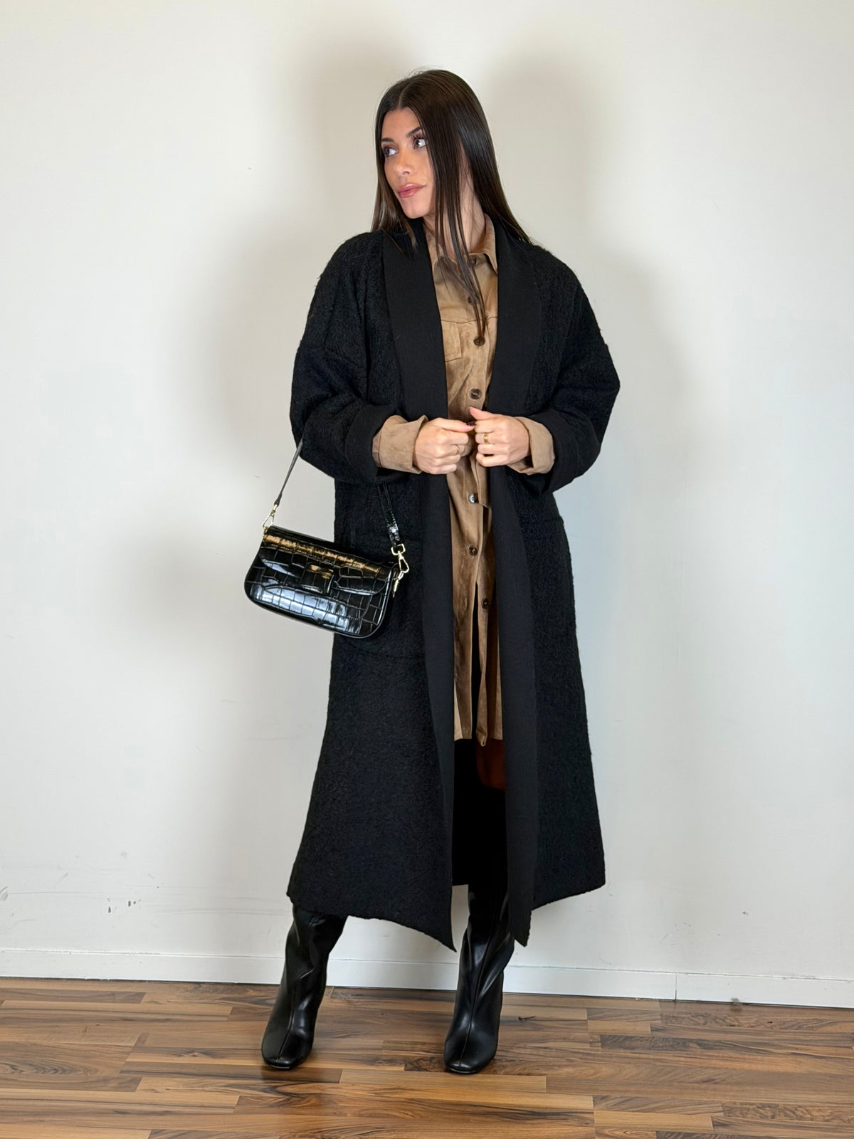 Cappotto Yvonne nero