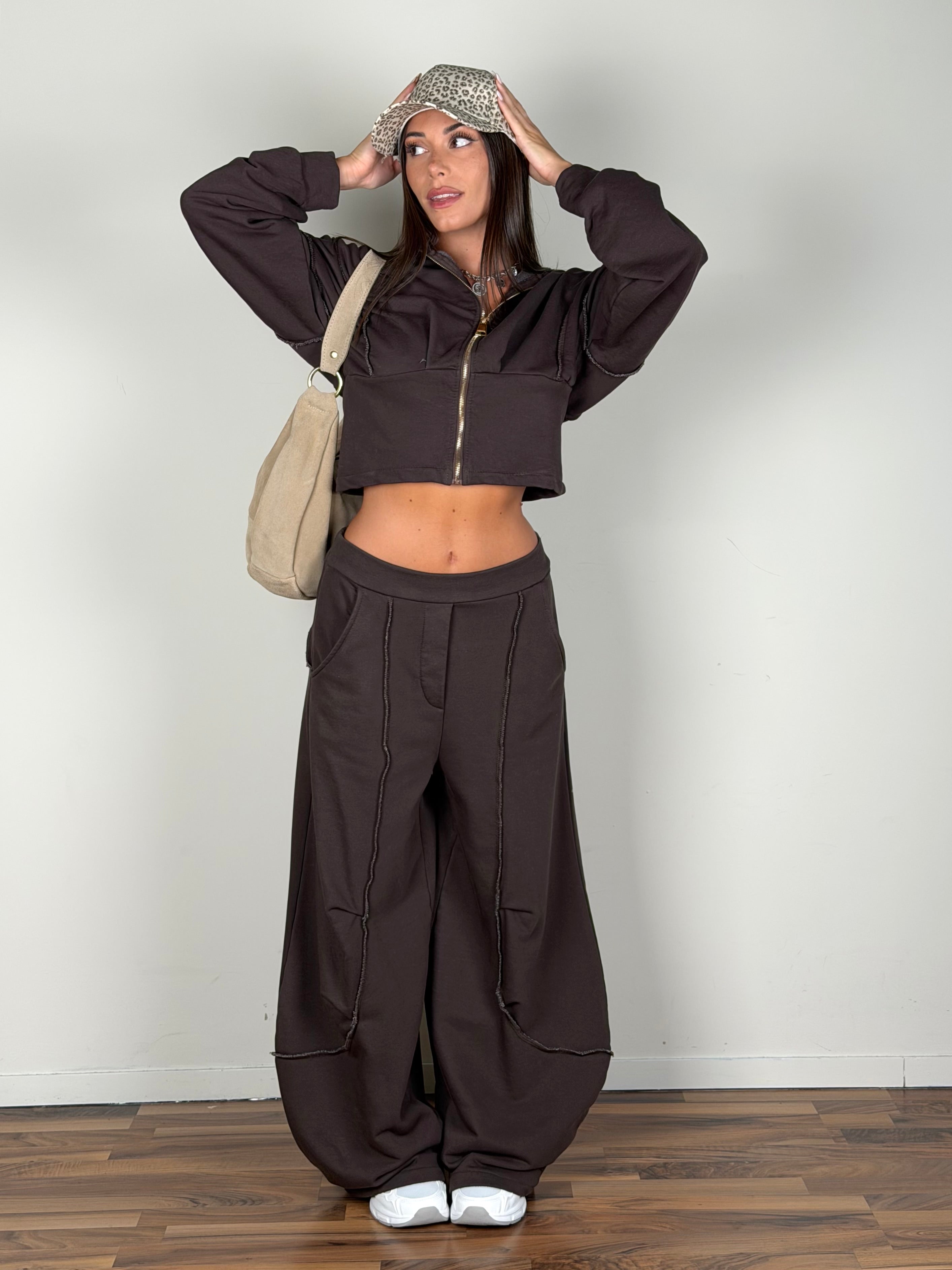 Pantalone tuta Mirea moro
