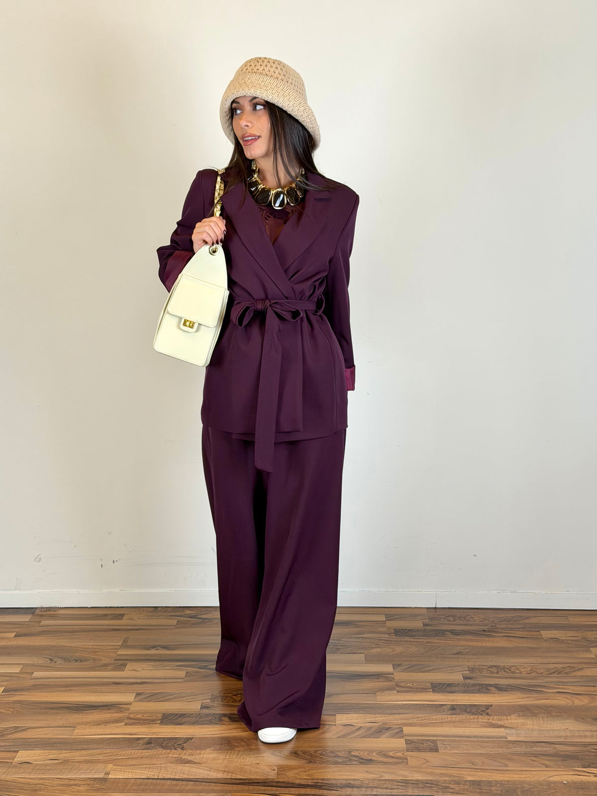 Tailleur Modern bordeaux