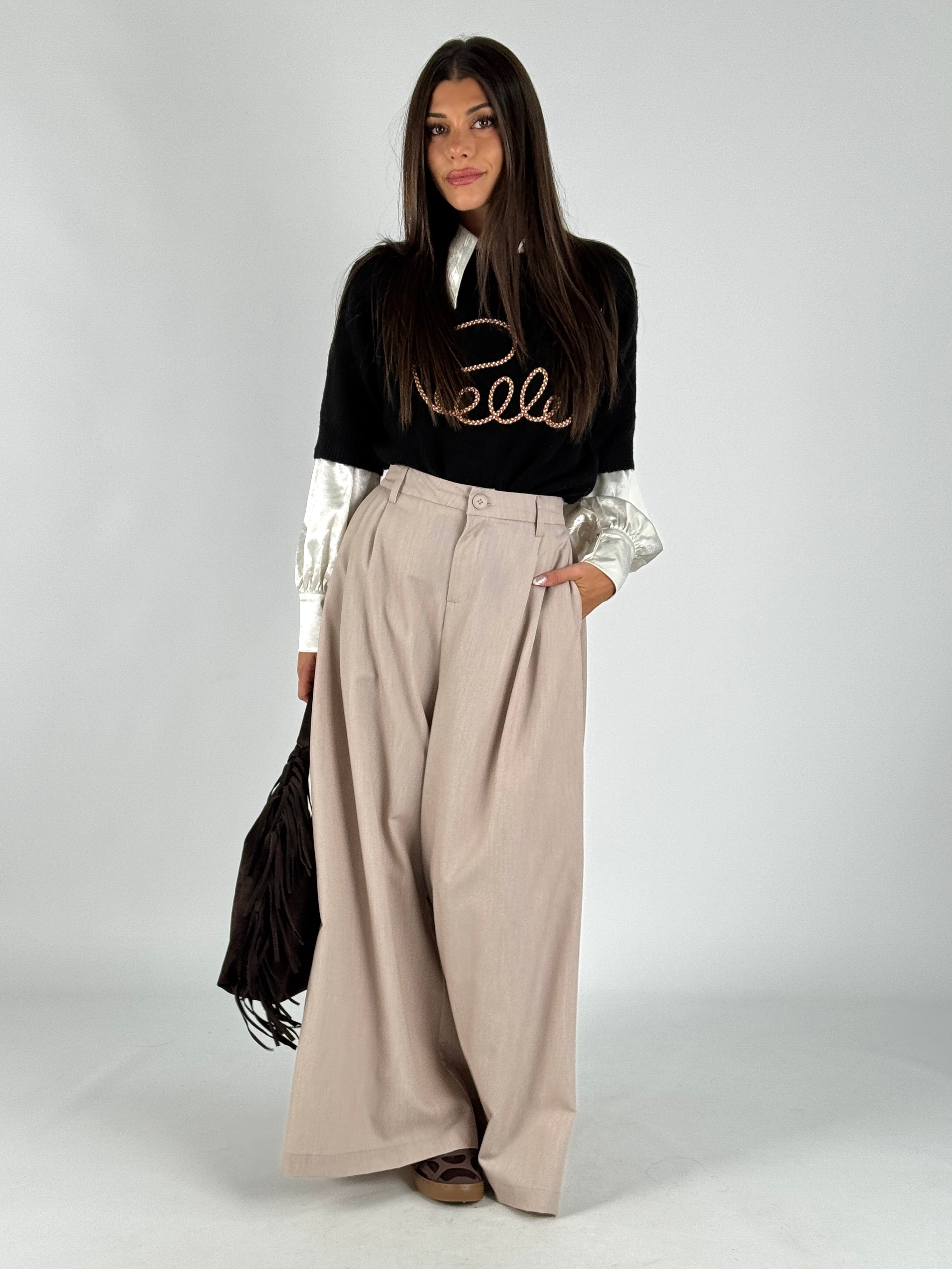 Pantalone Belle beige