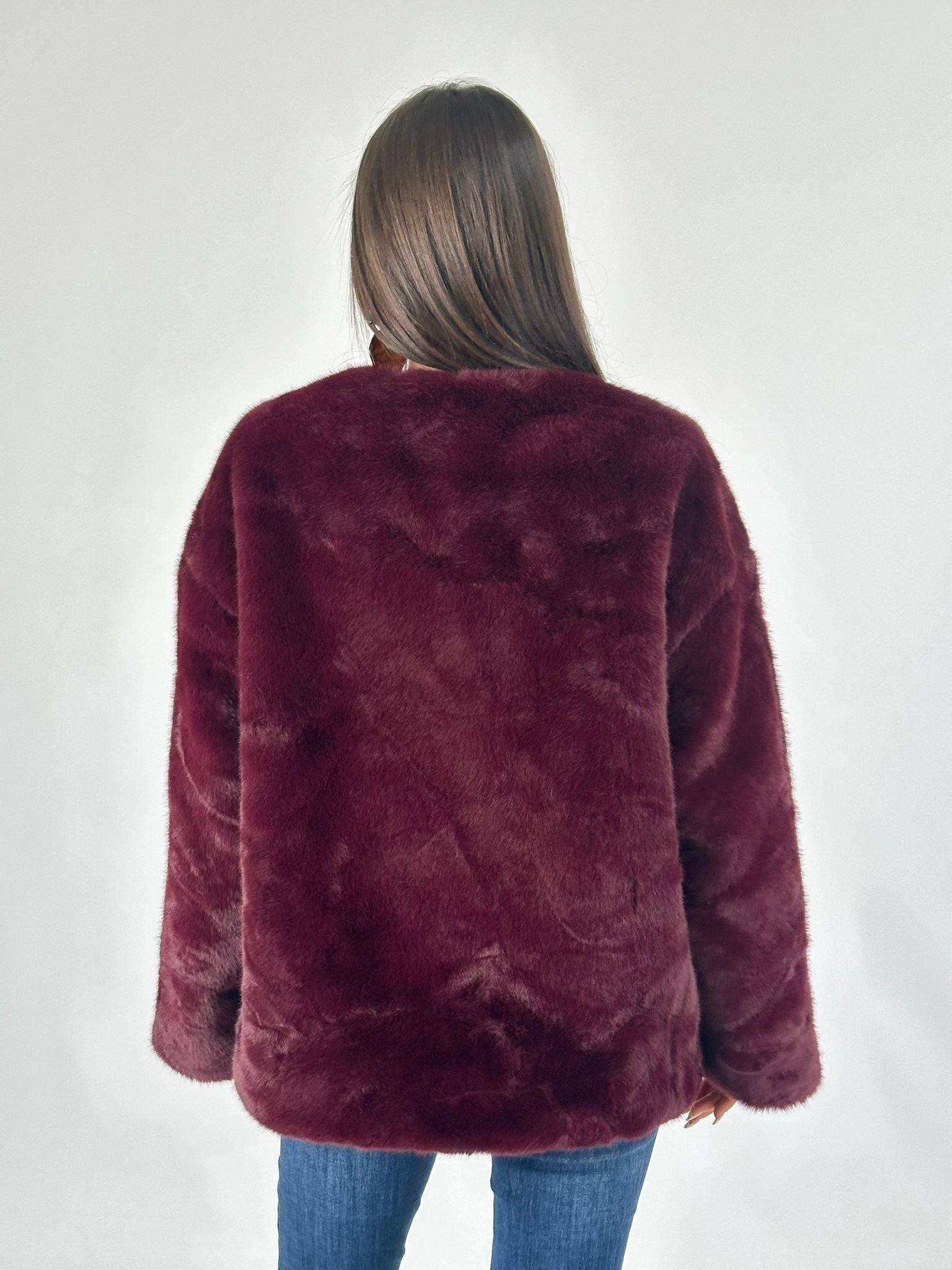 Pelliccia Marika bordeaux