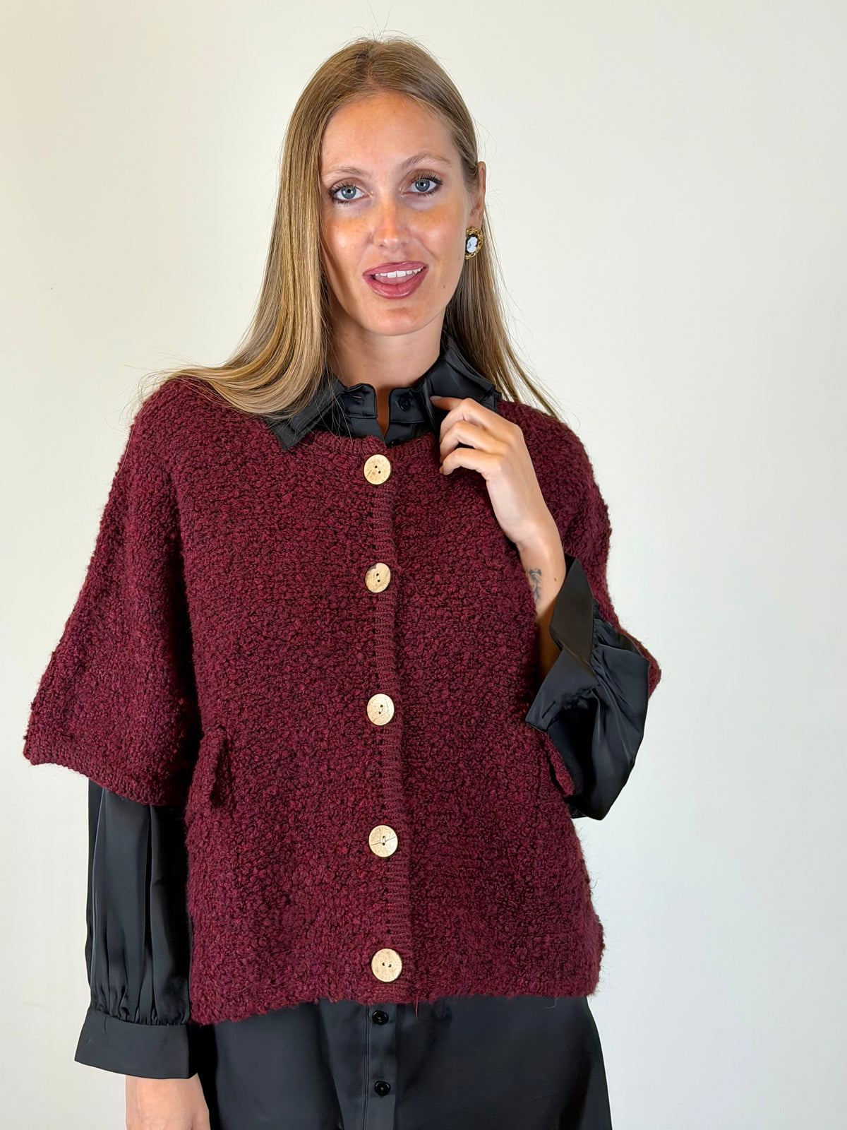 Maglia Alpaca bordeaux