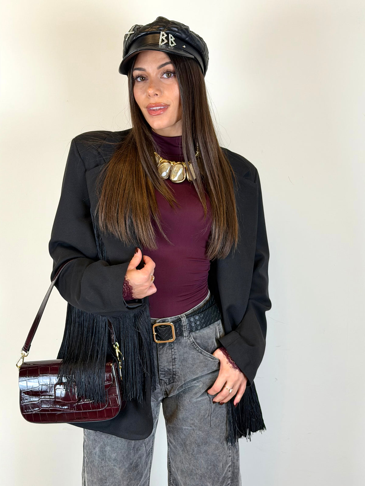 Giacca Western nero