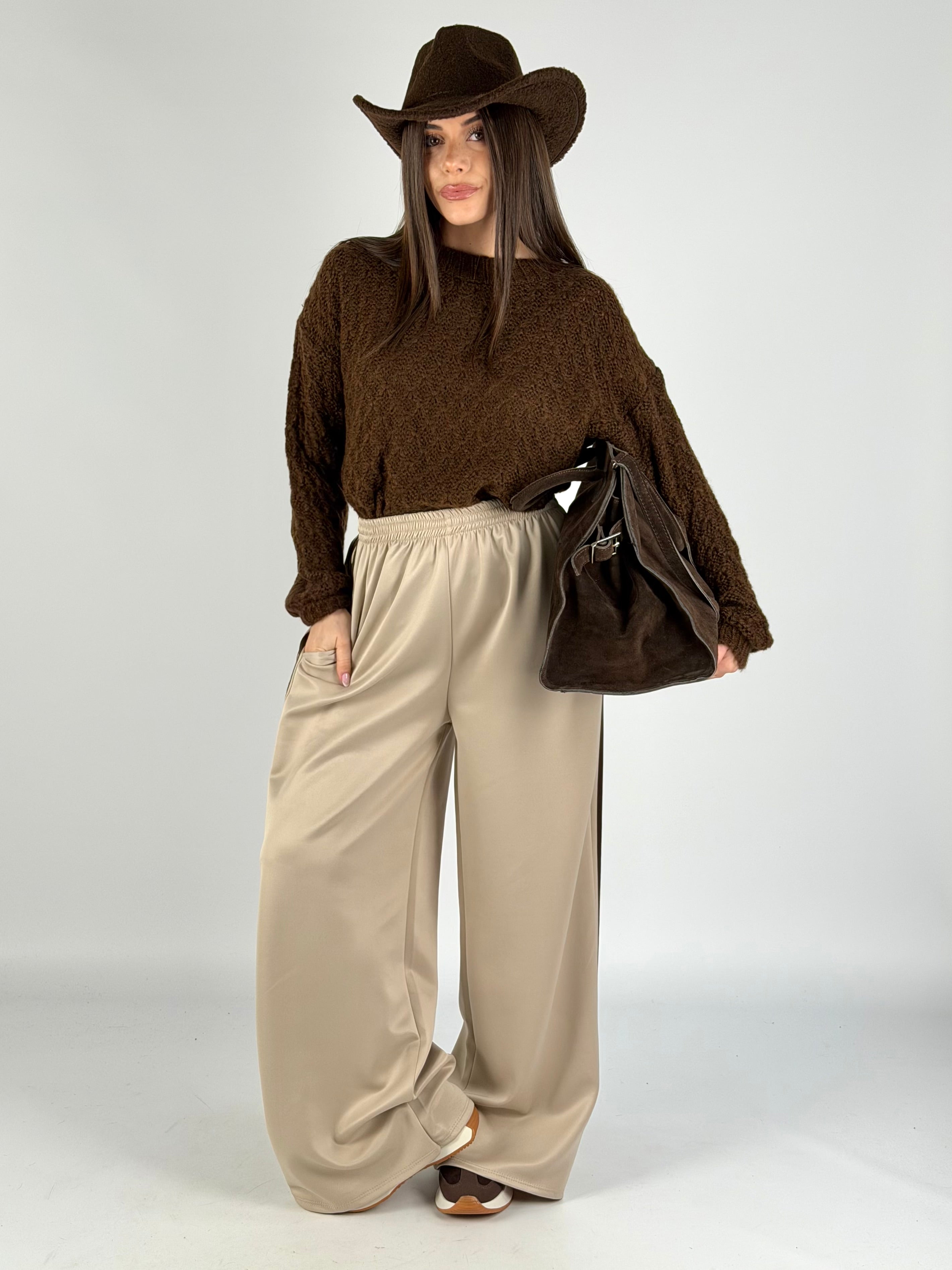 Pantalone Mabel beige