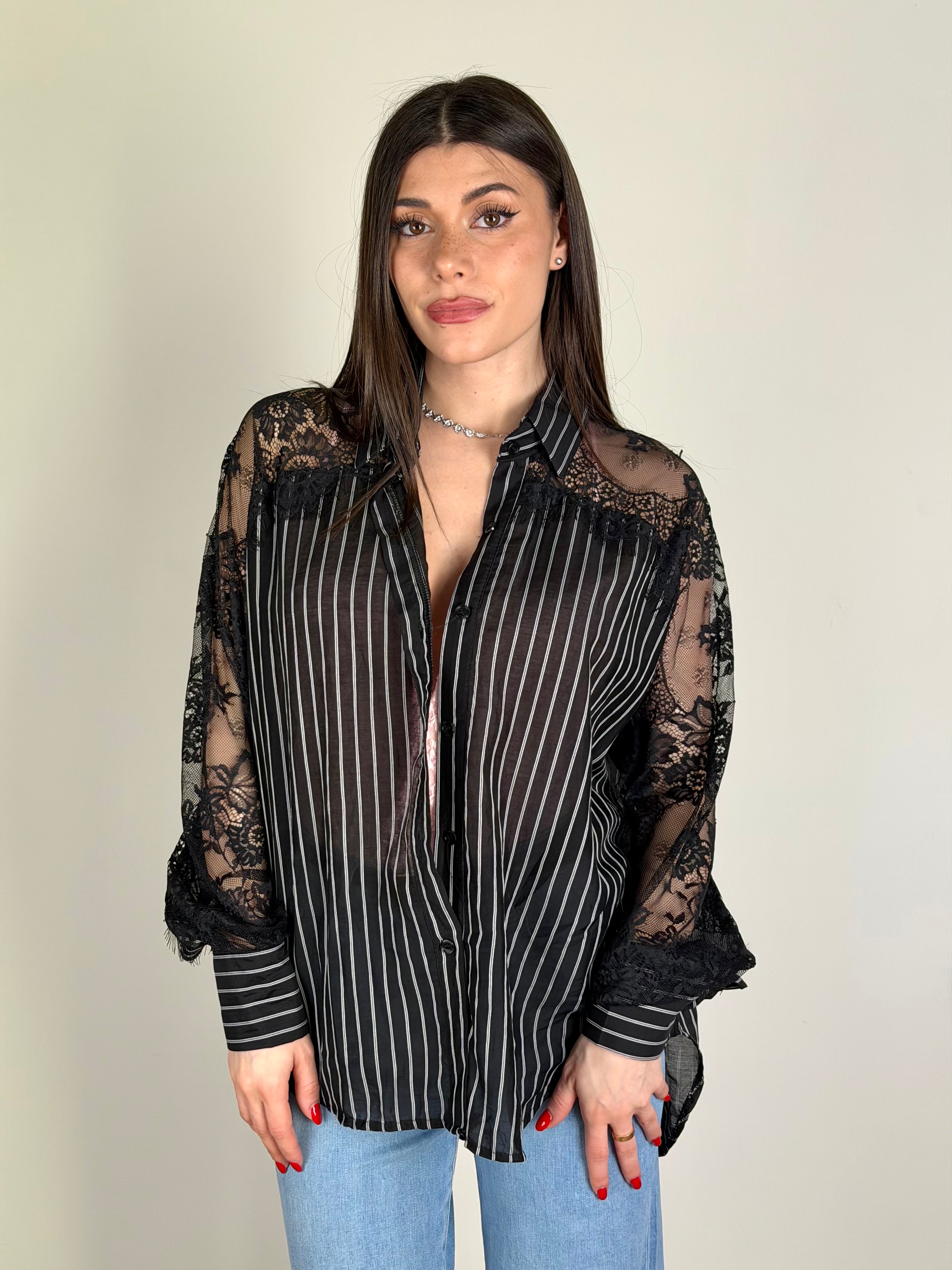 Camicia Baby-doll nera