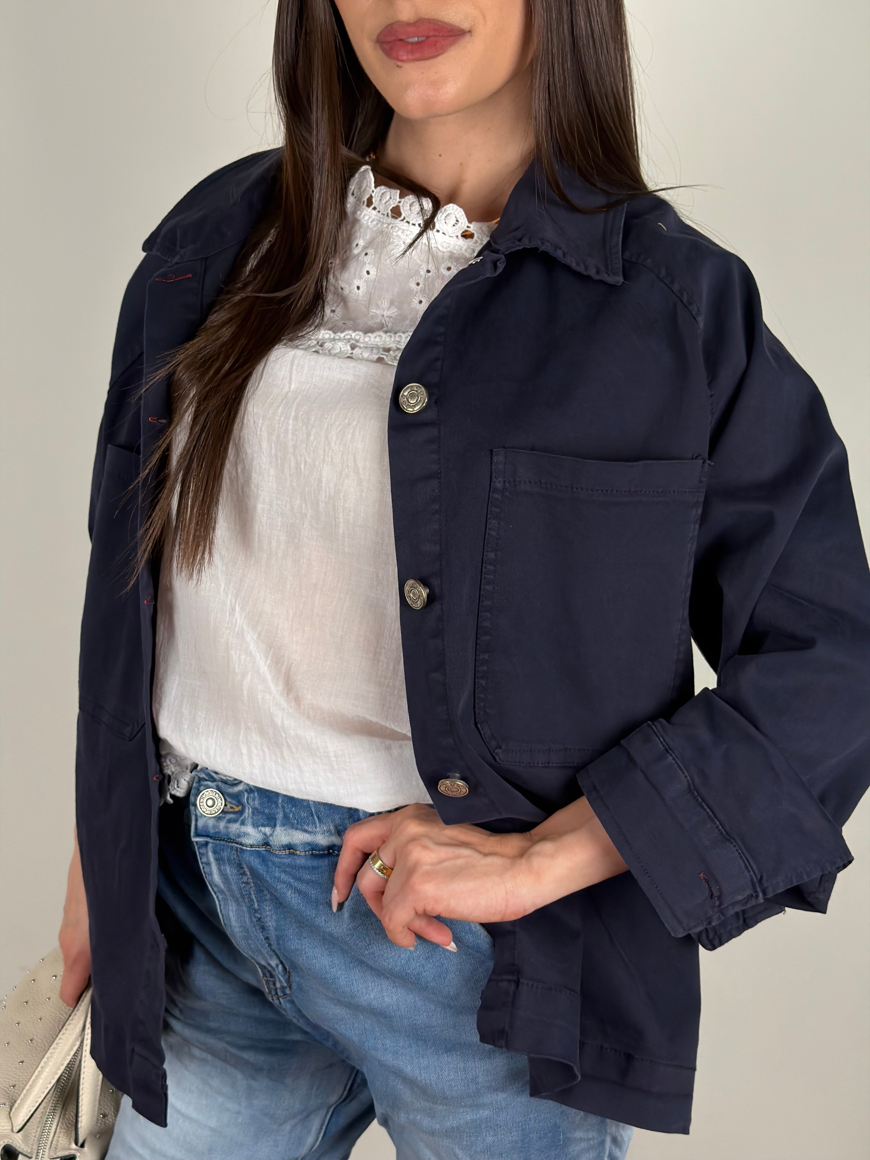Camicia Eclissi blu