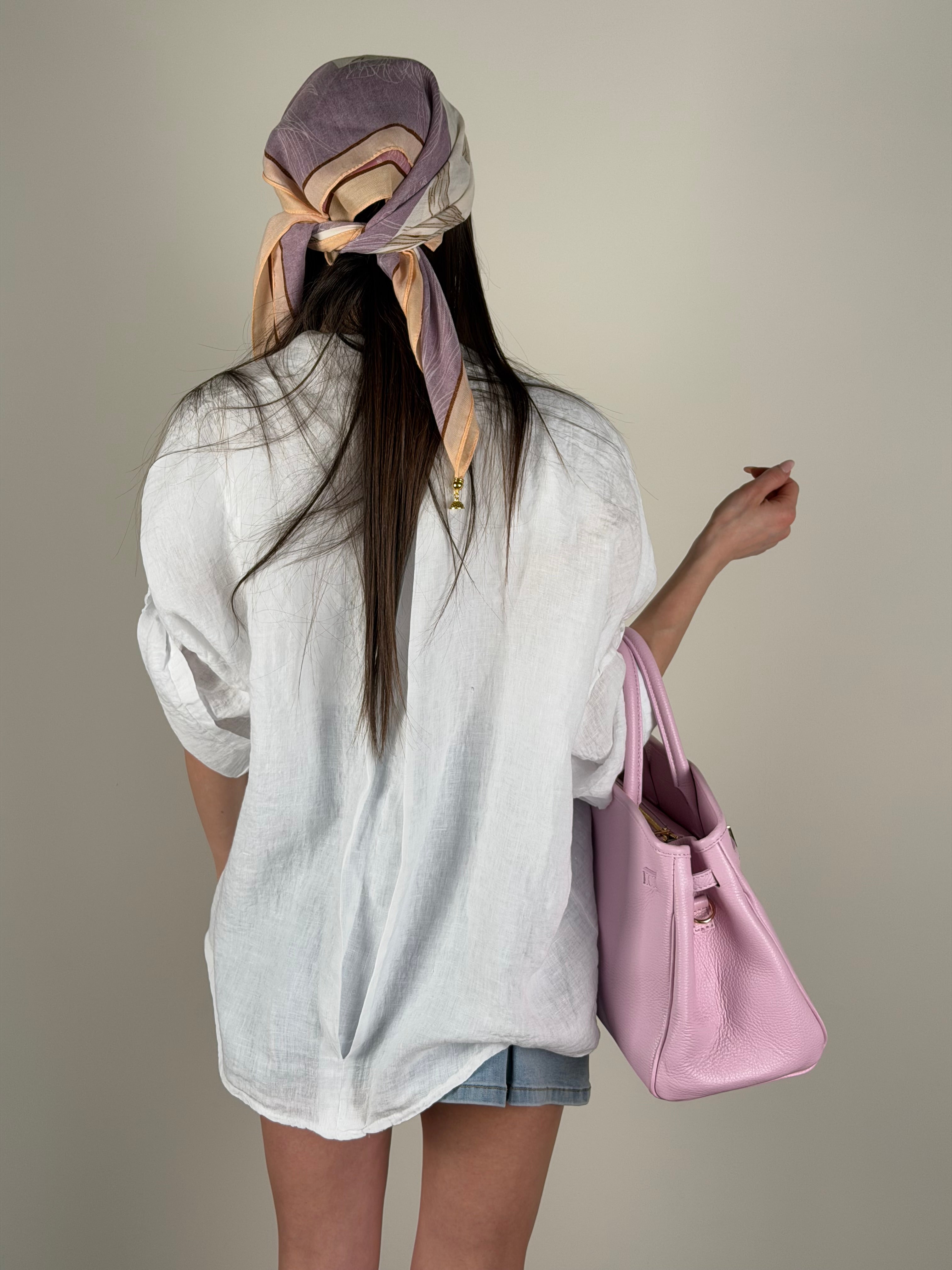 Camicia Sandy Puro Lino bianco