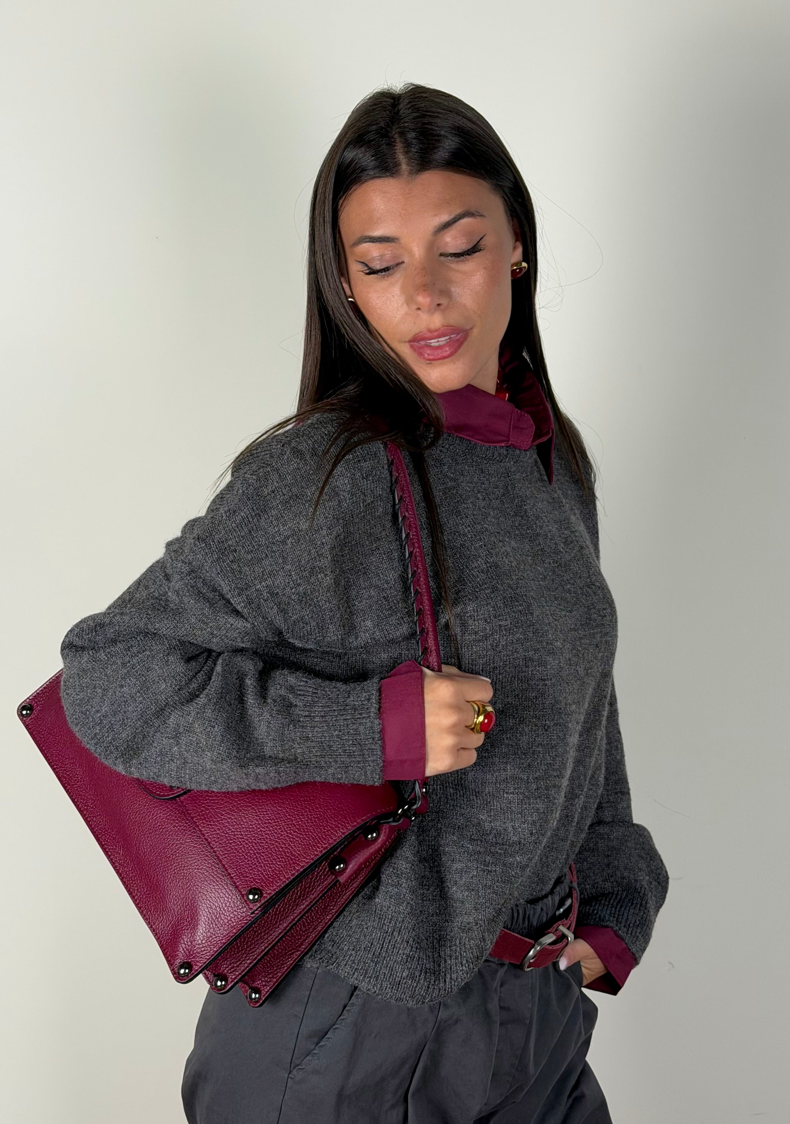 Maglia Clelia grigio