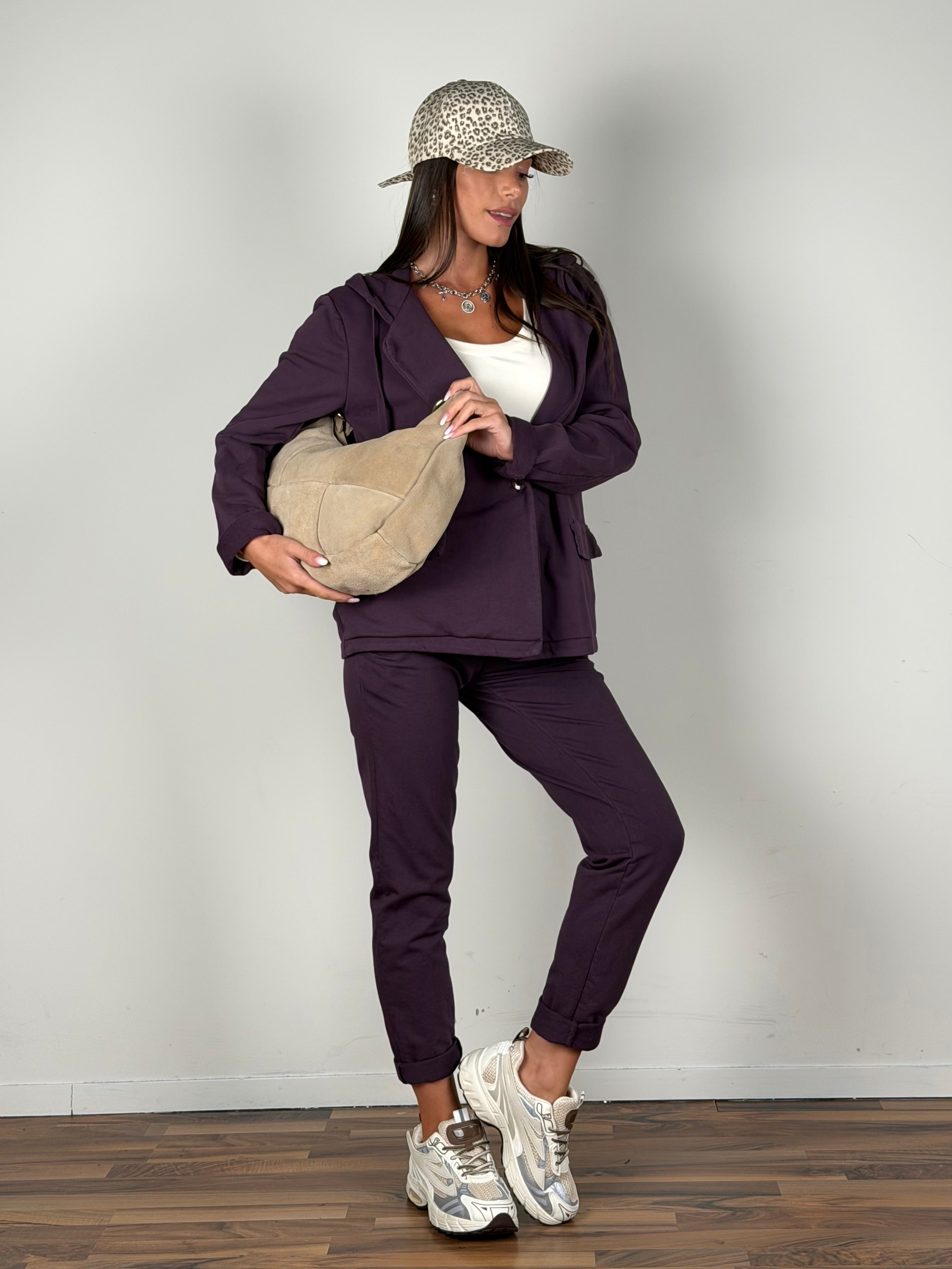 Pantalone Andromeda bordeaux