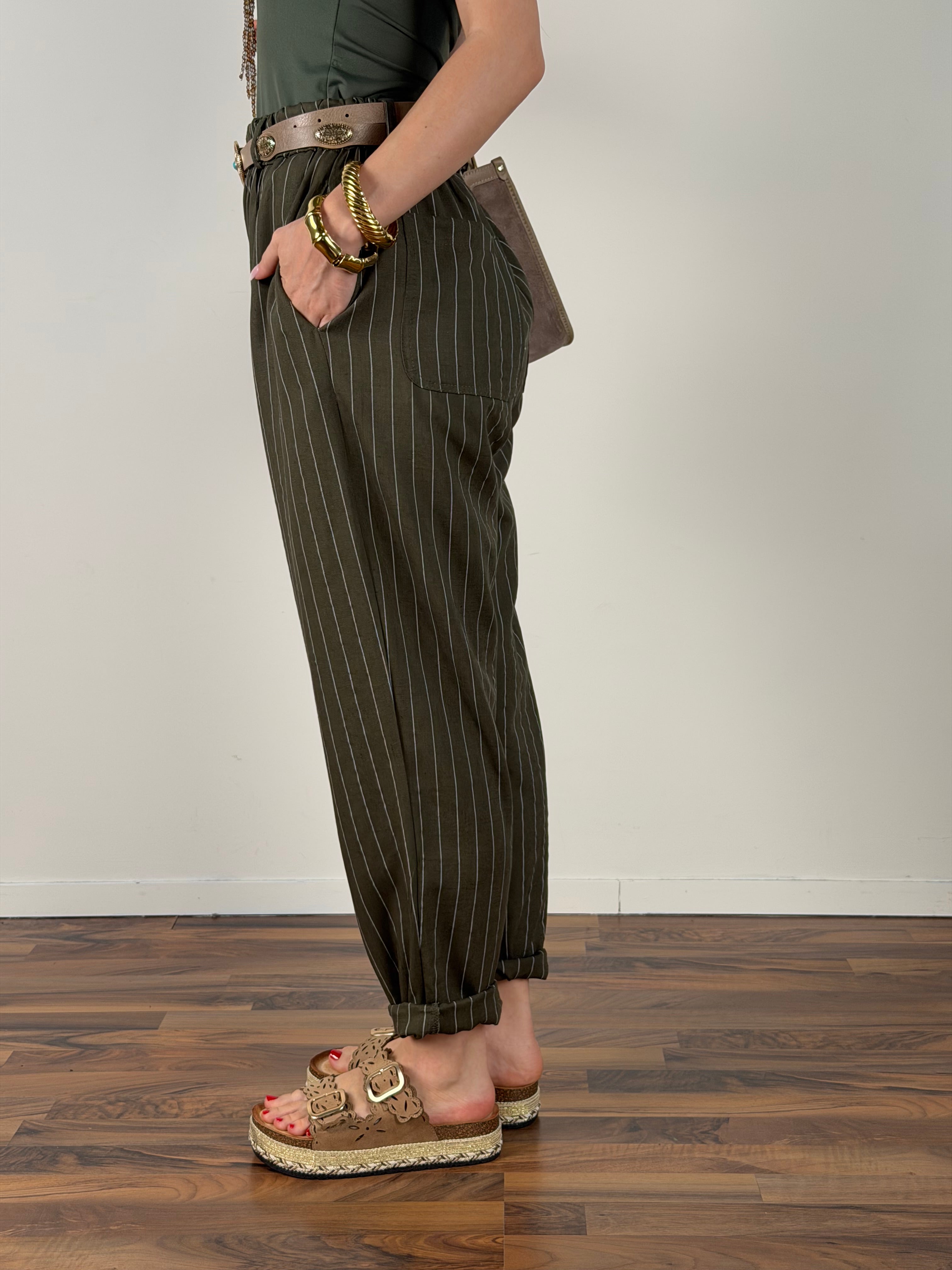 Pantalone David verde