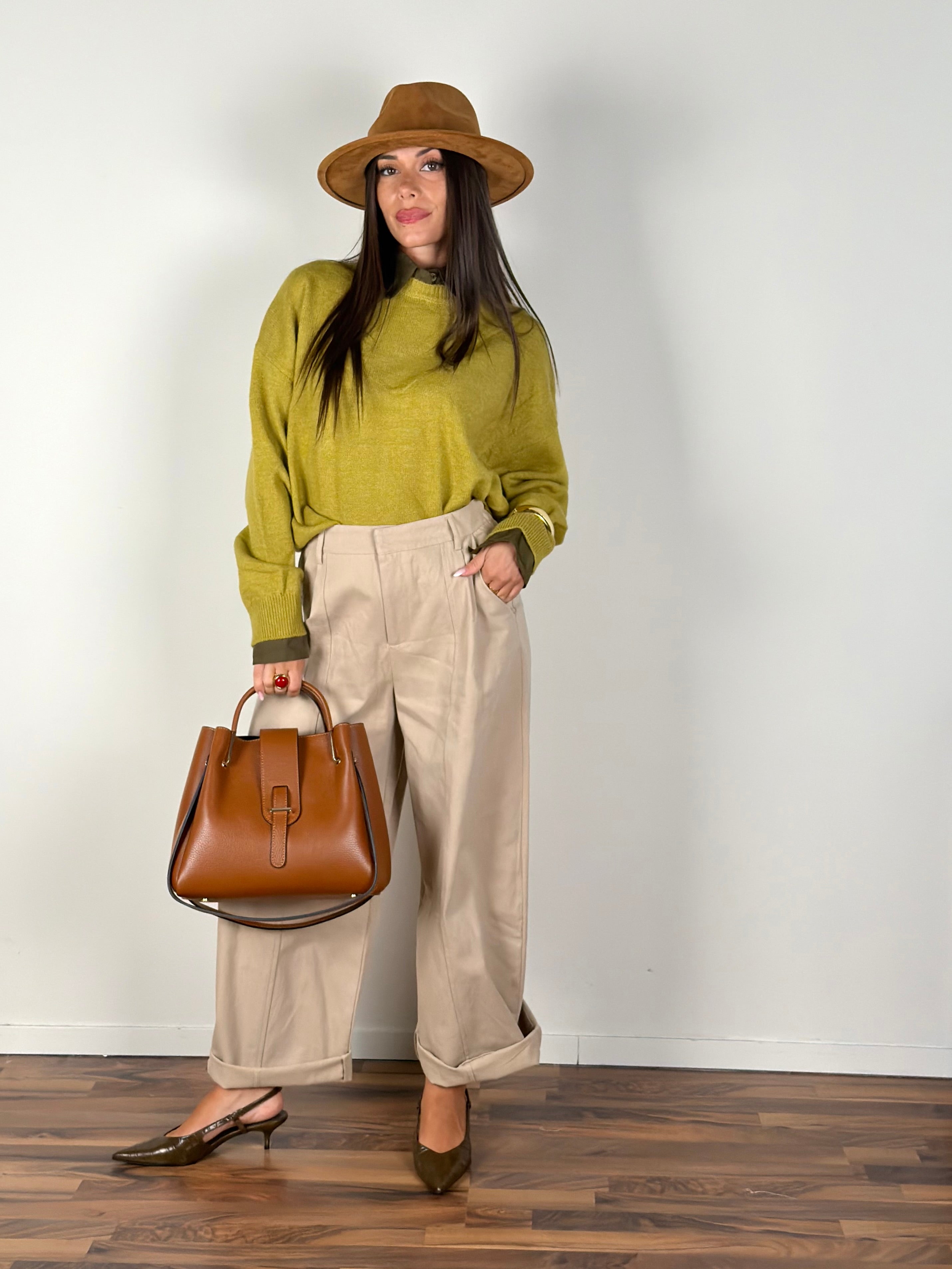Pantalone Sveva beige
