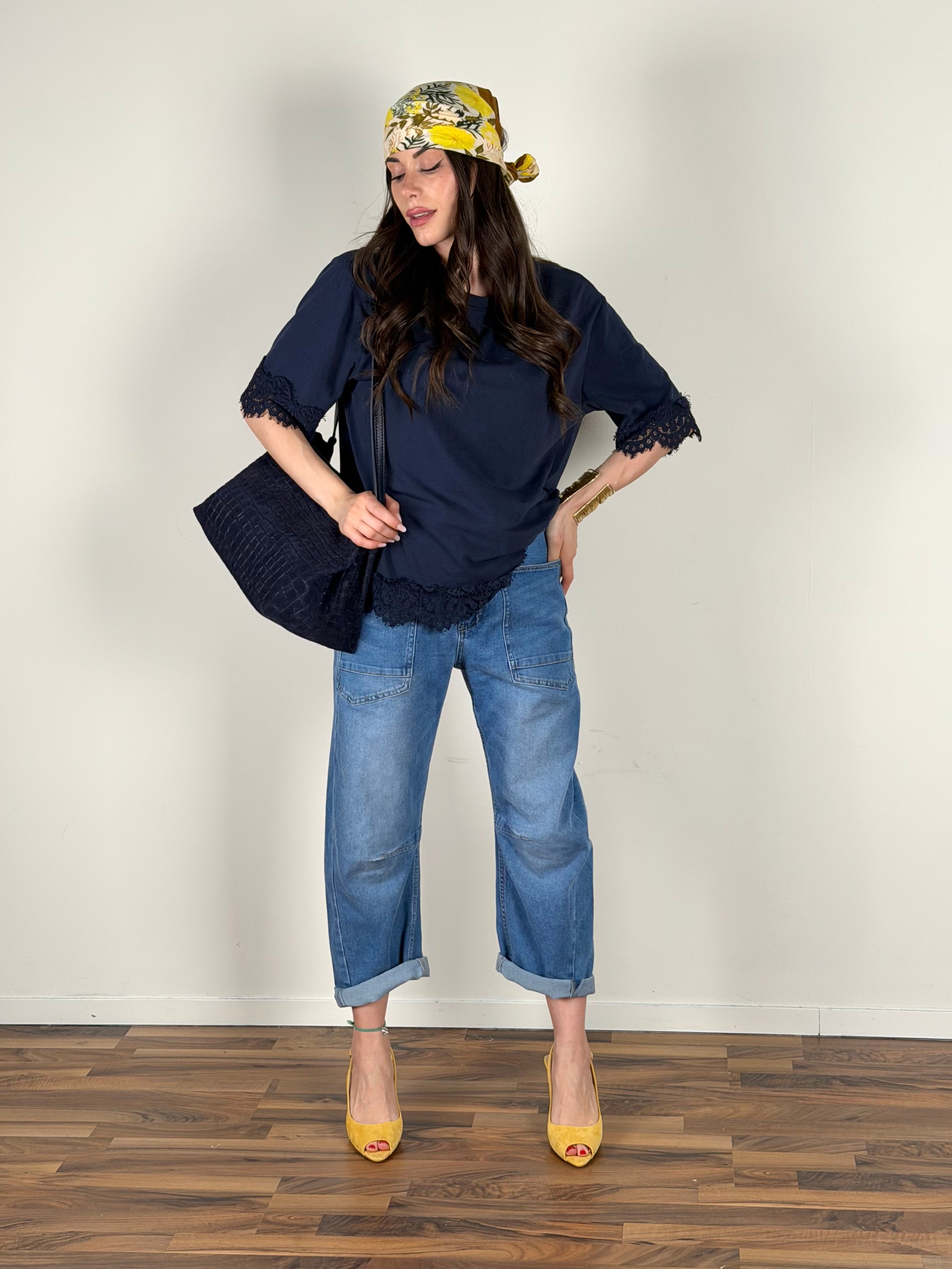 T-shirt Lara blu