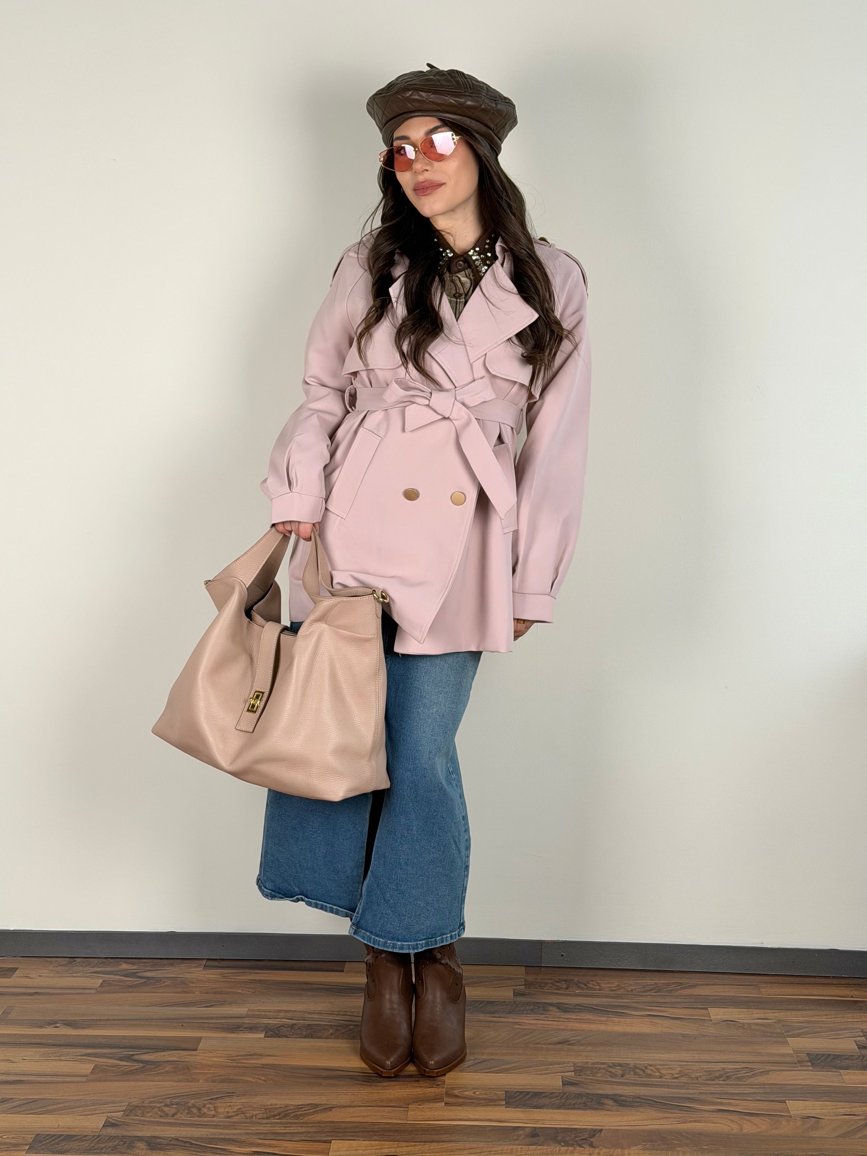 Trench Morgan rosa