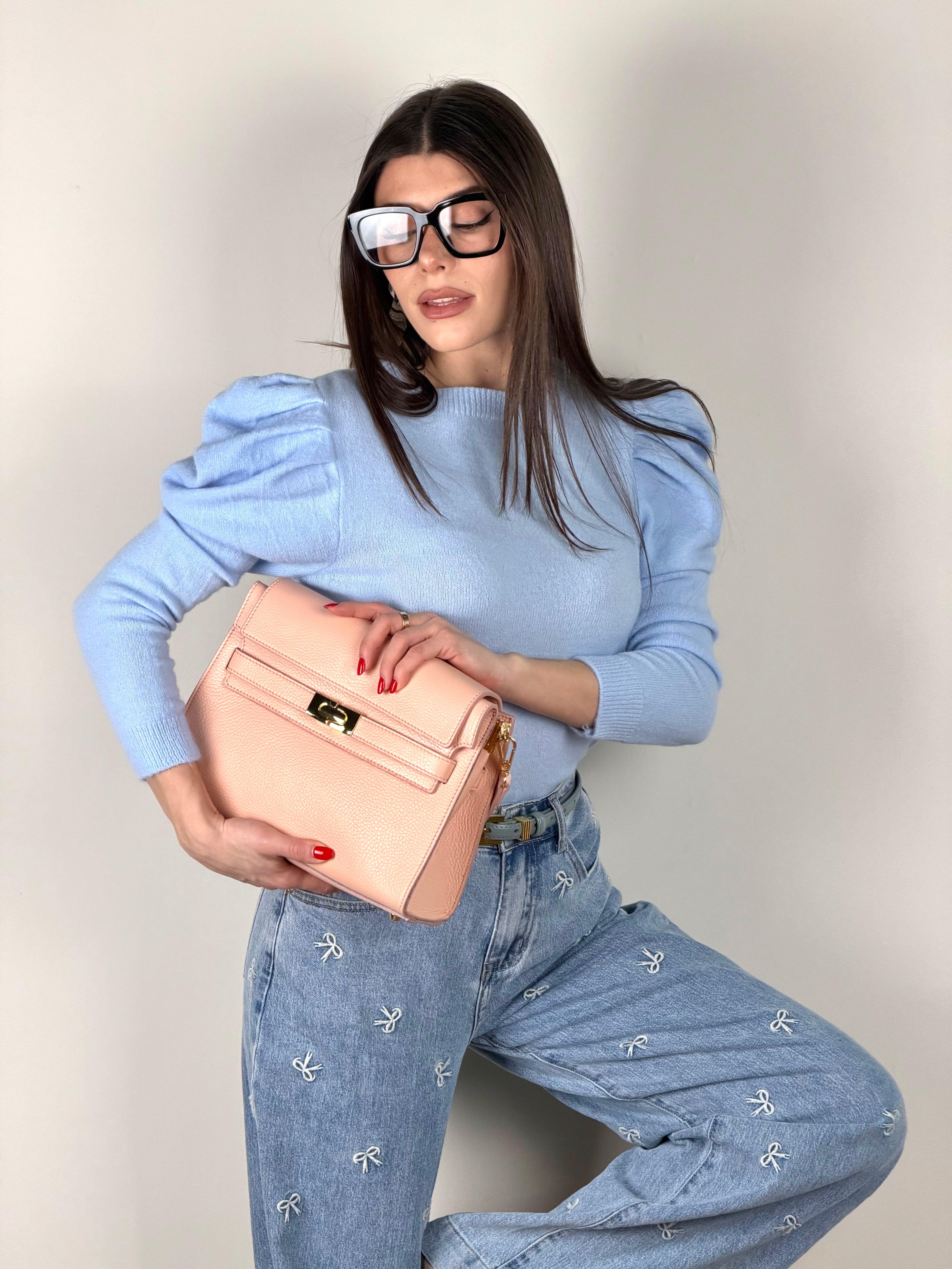 Maglia Nicole celeste