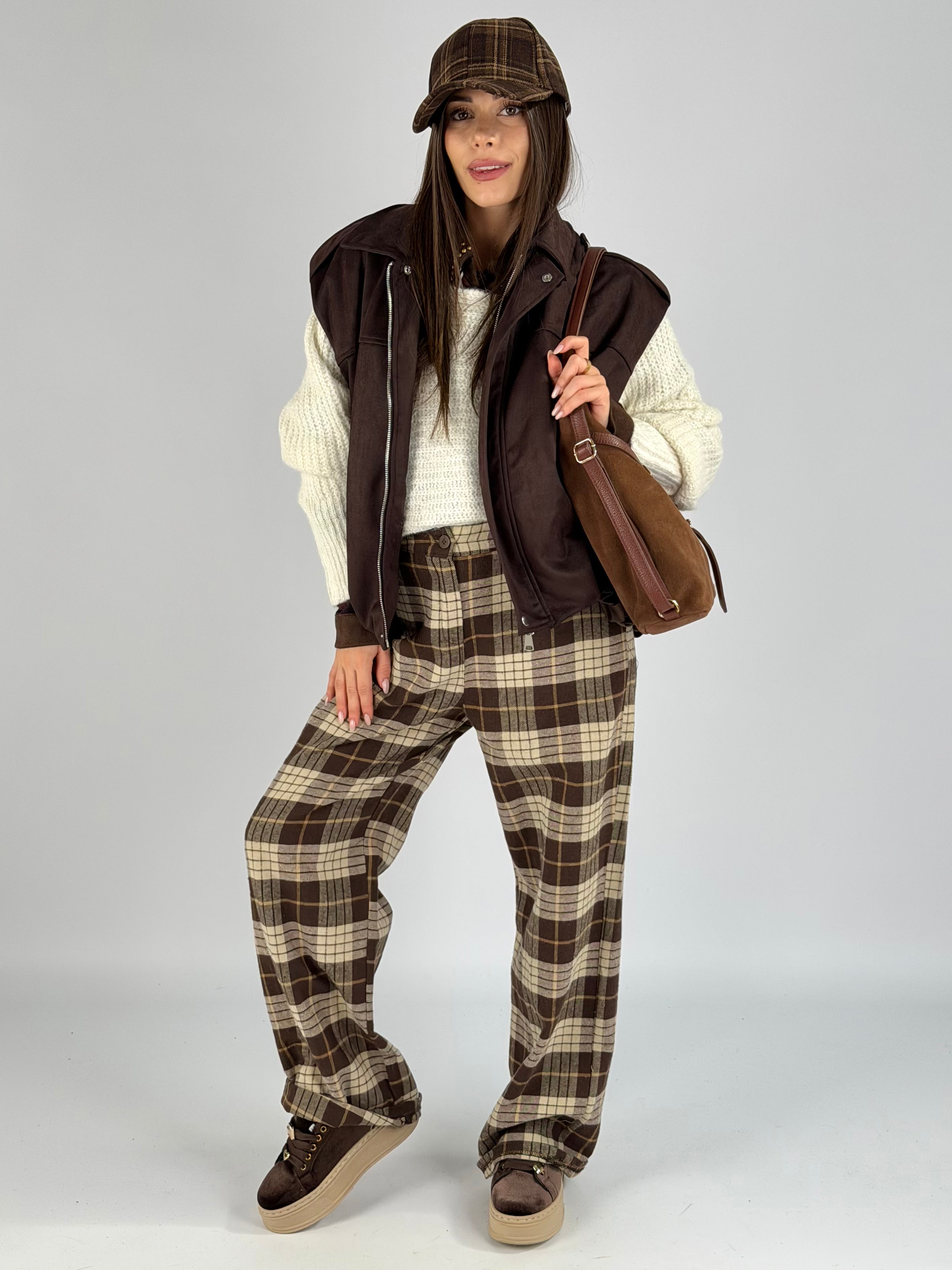 Smanicato scamosciato moro