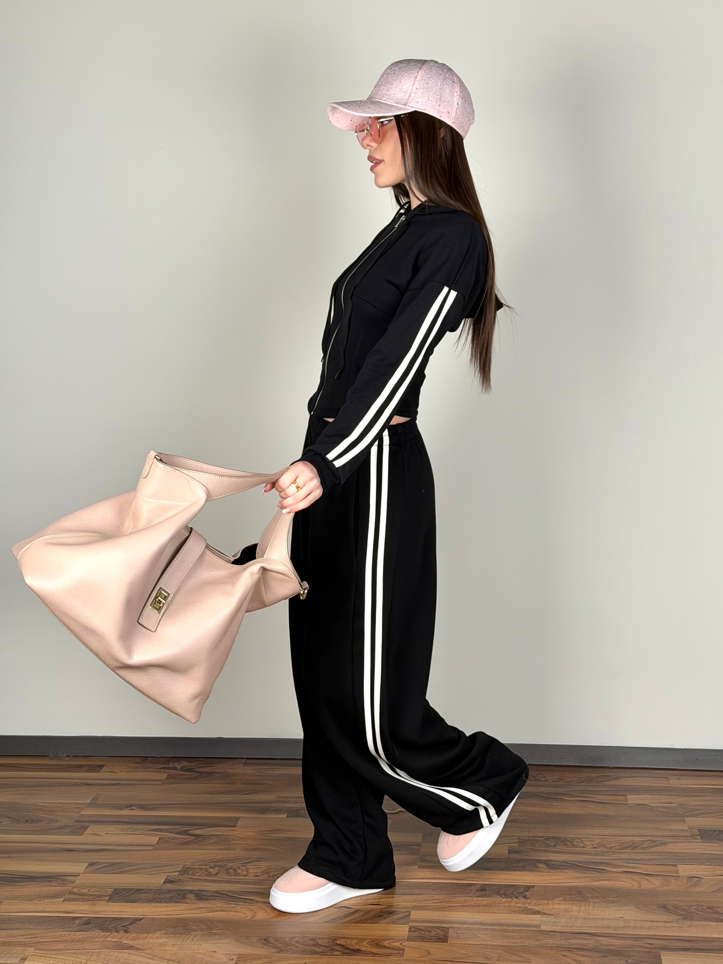 Pantalone tuta Iconic nero