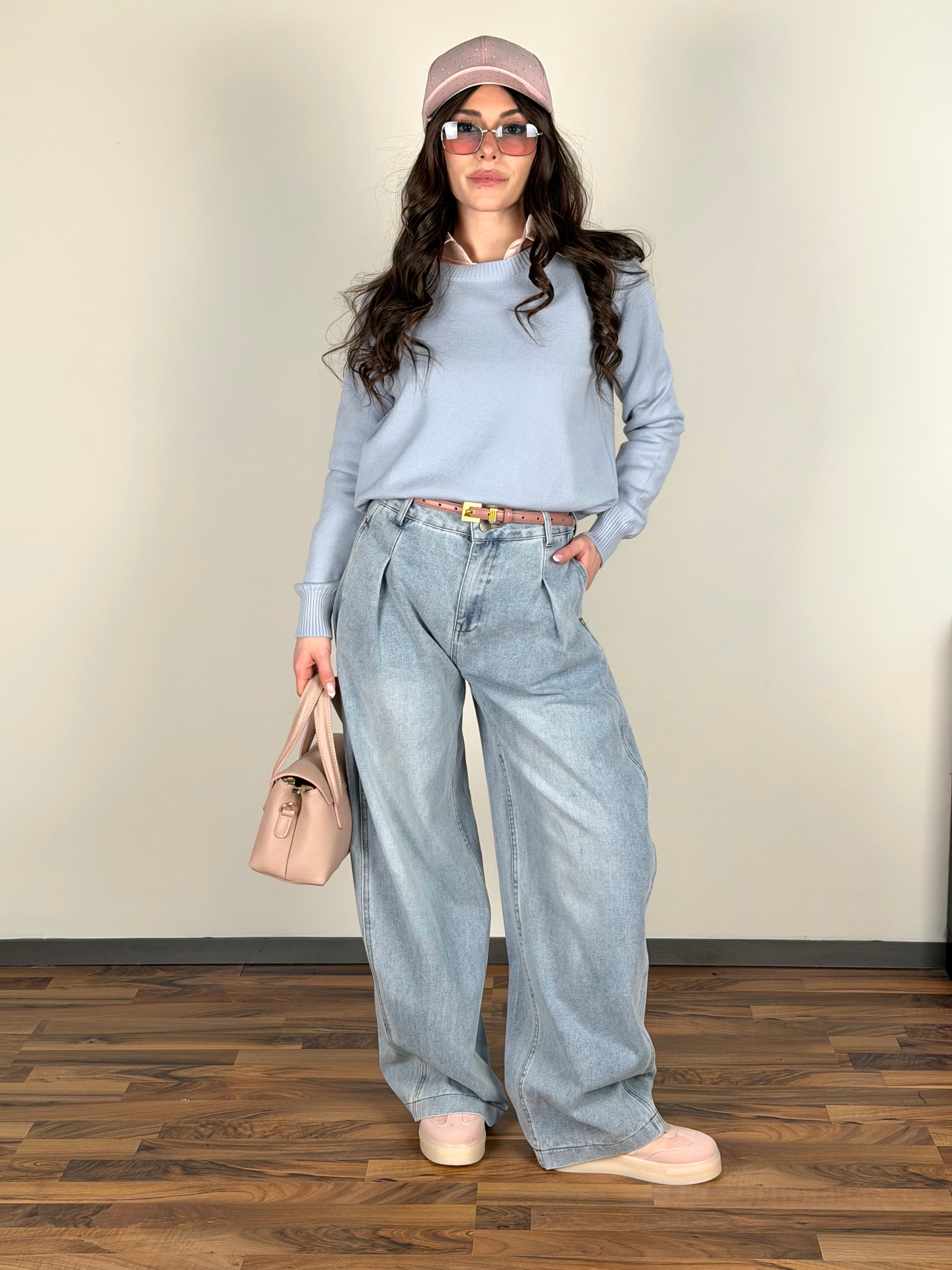 Maglia Boston celeste