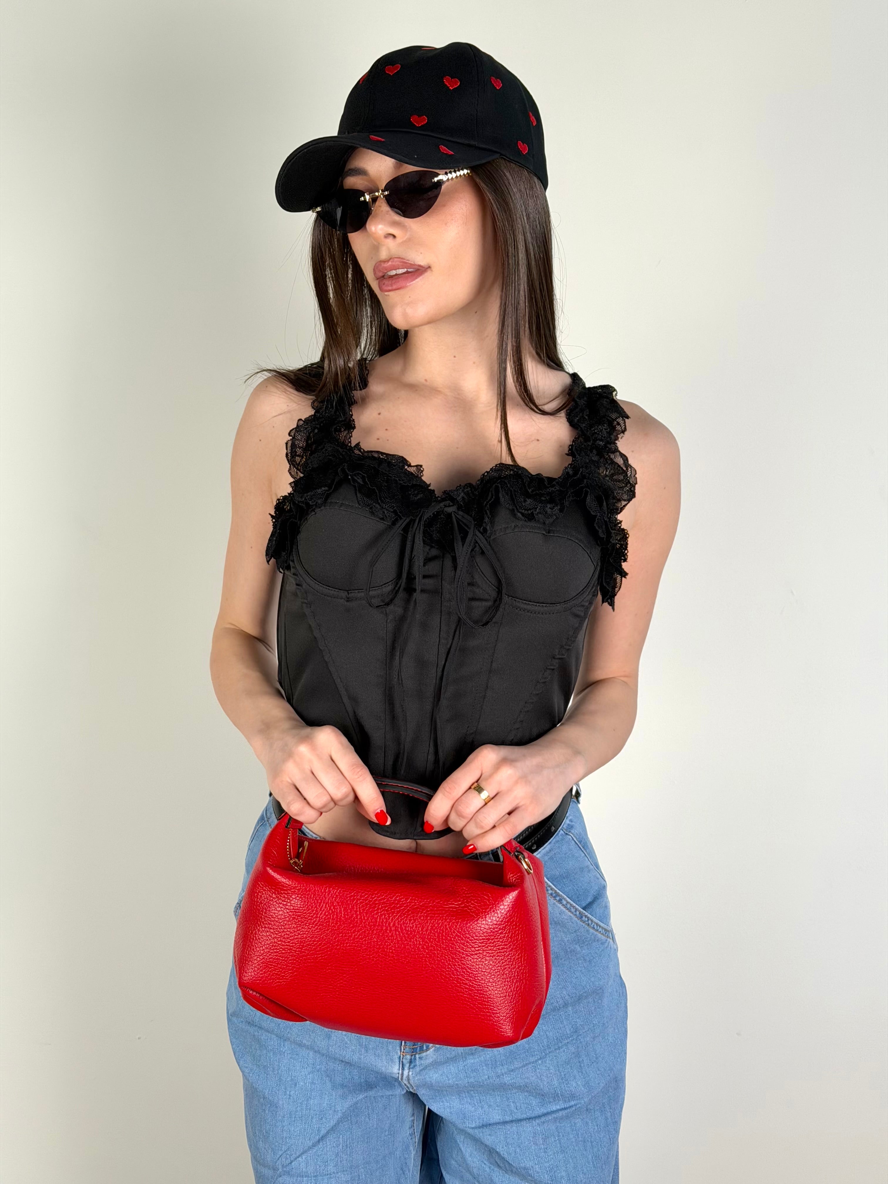 Corpetto Virginia nero