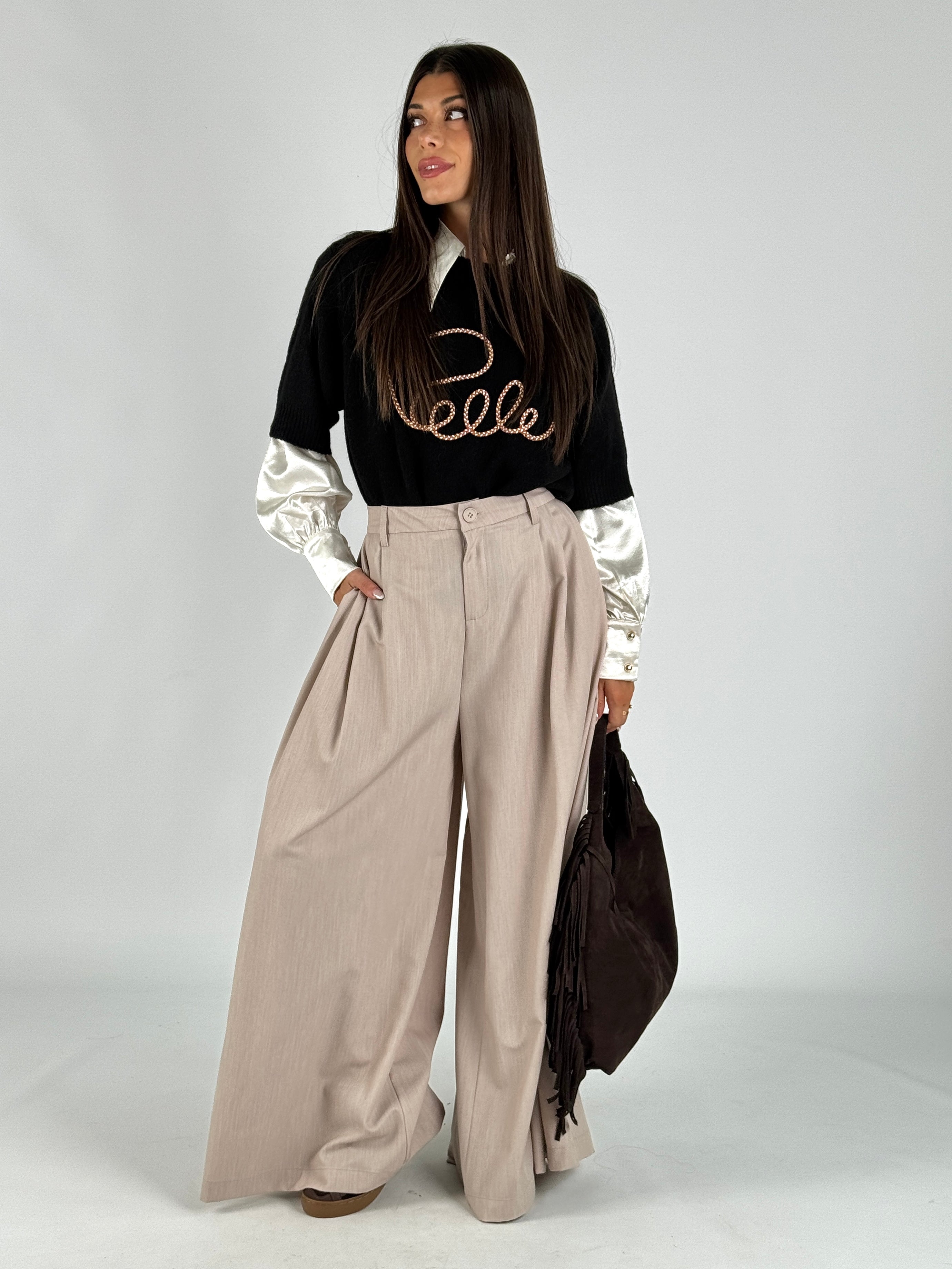 Pantalone Belle beige