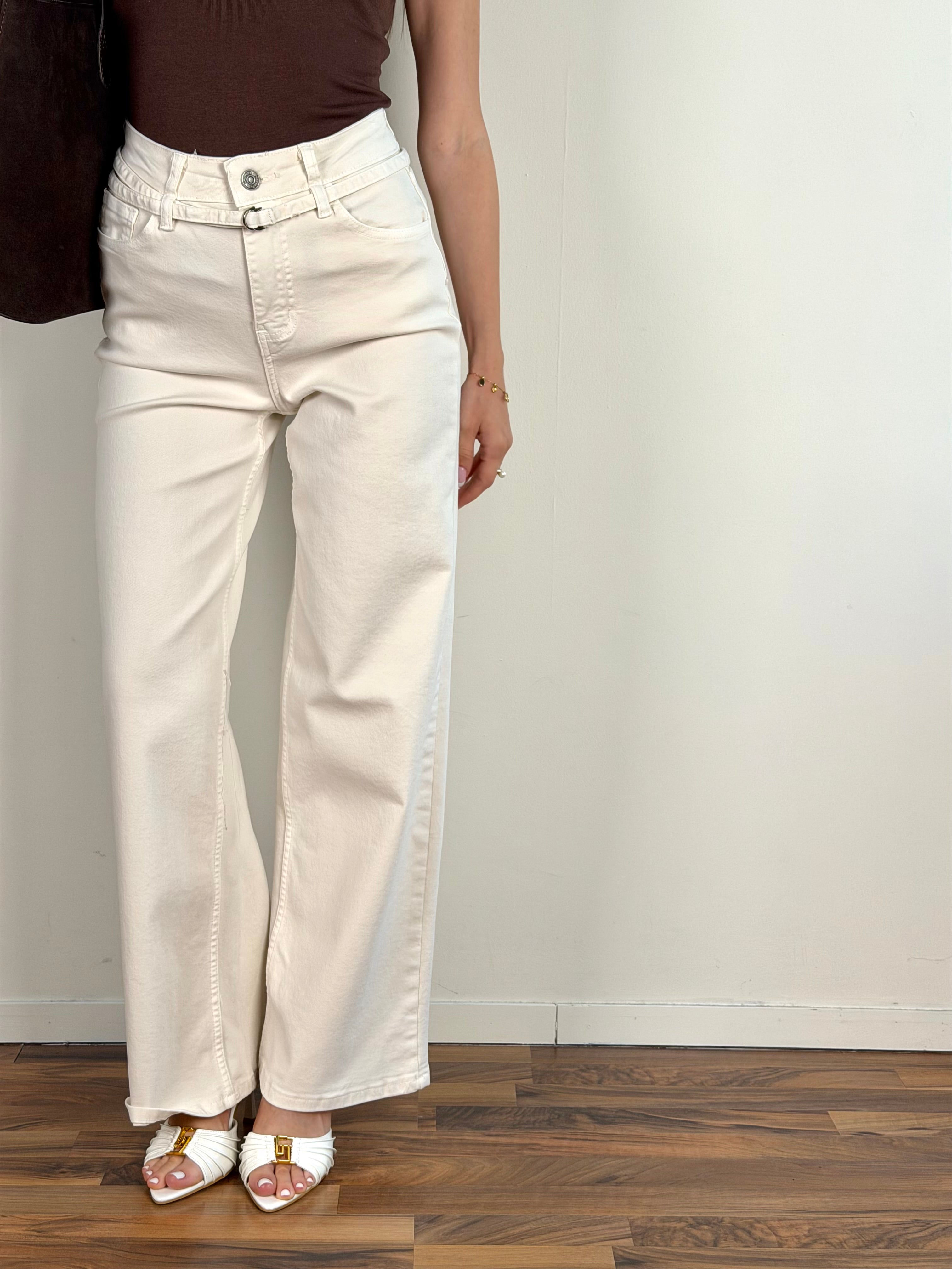 Jeans Prisma caffè beige