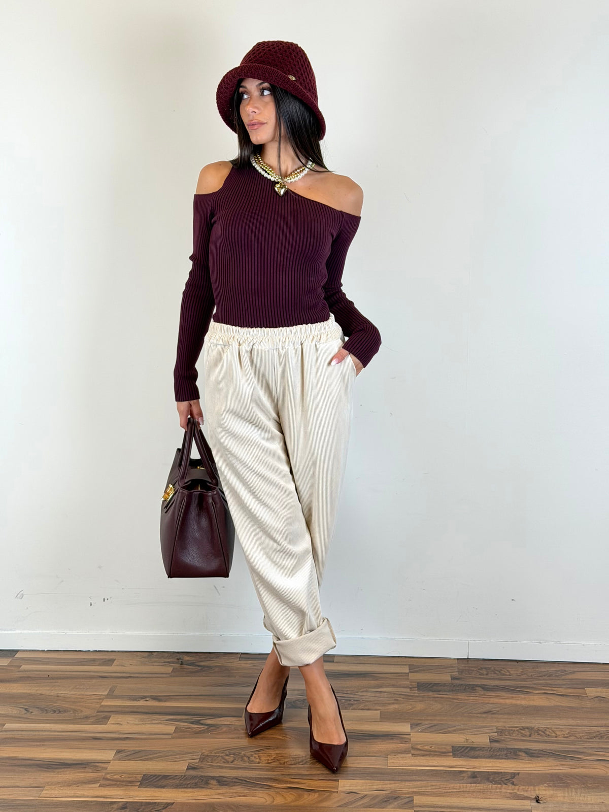 Maglia Dela bordeaux