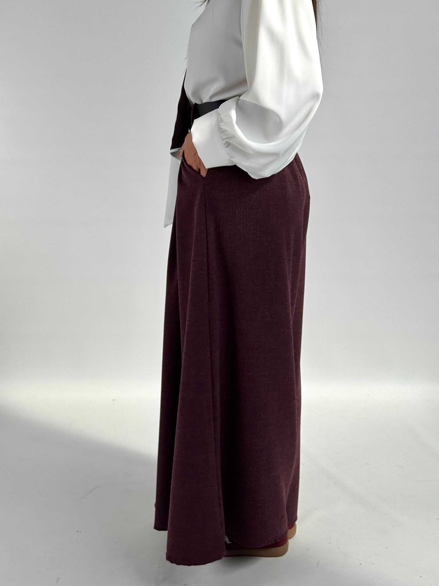 Pantalone Kate bordeaux